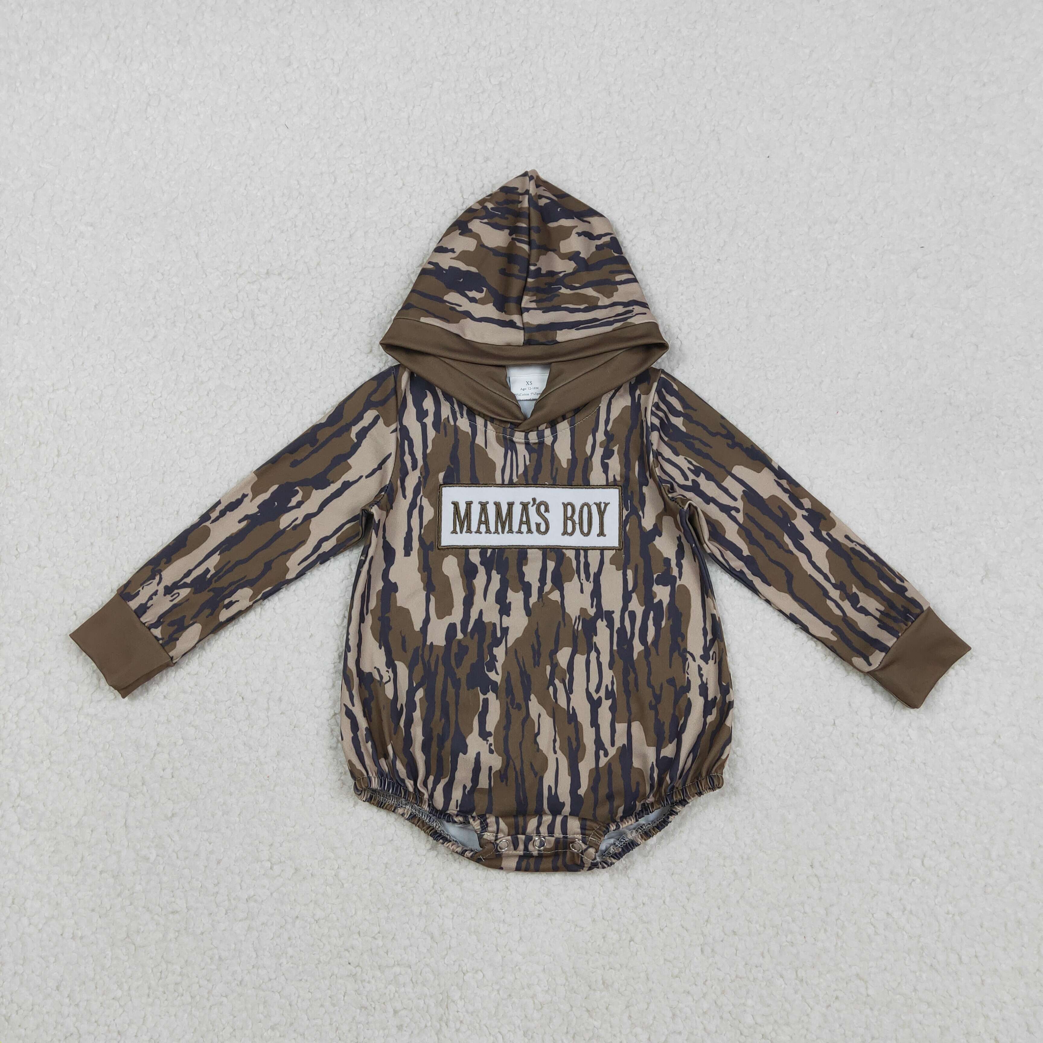LR2793 RTS  baby  boy clothes mama’s boy print boy winter embroidery hoodies bubble
