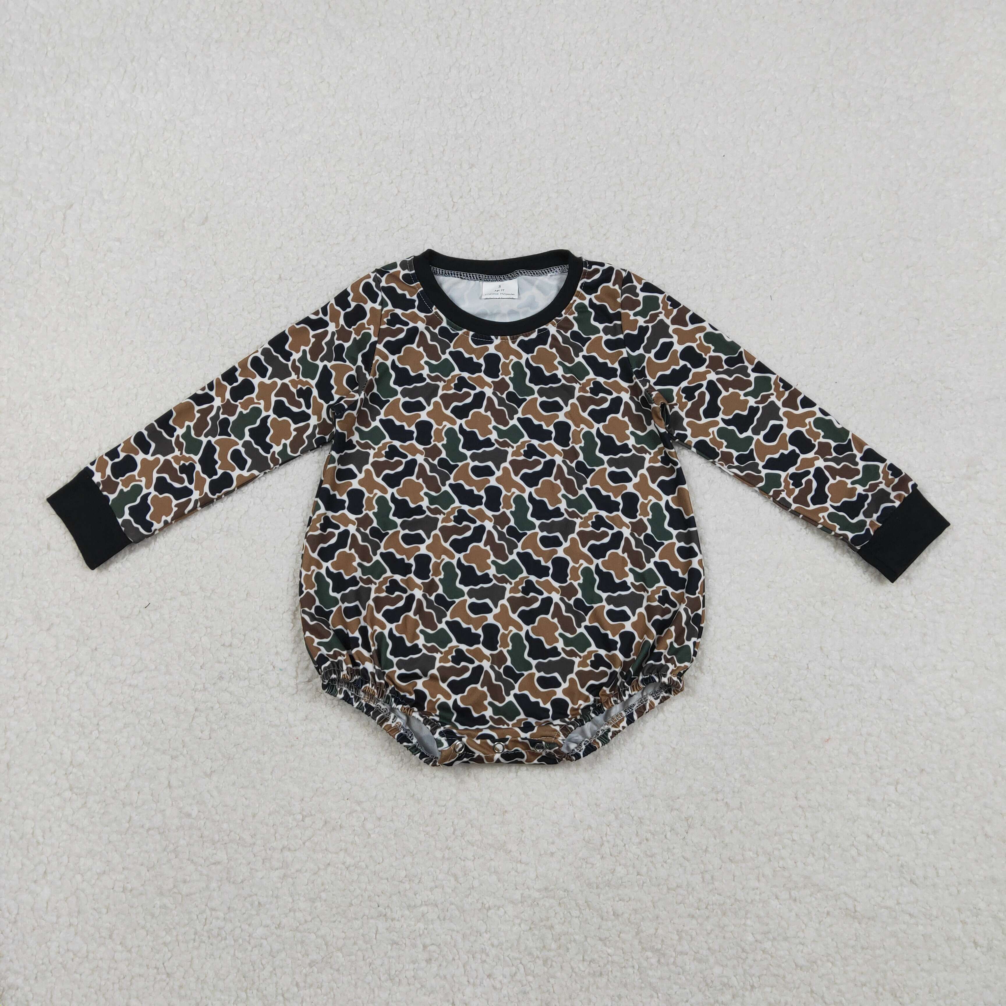 LR2809 RTS baby boy clothes camo boy winter bubble