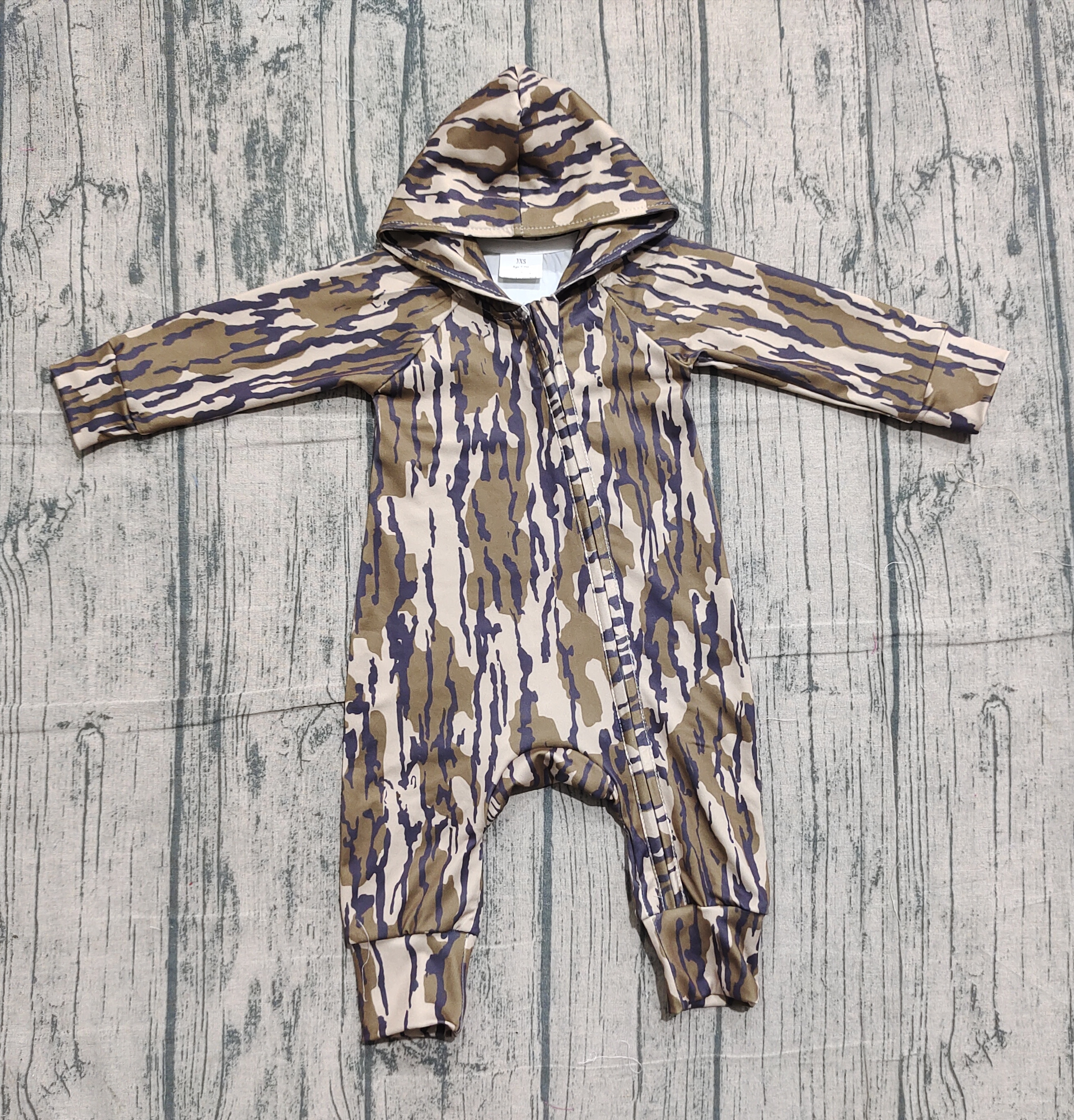 LR2814 pre-order baby boy  clothes camo boy hoodie winter romper-real pic 2025.10.23