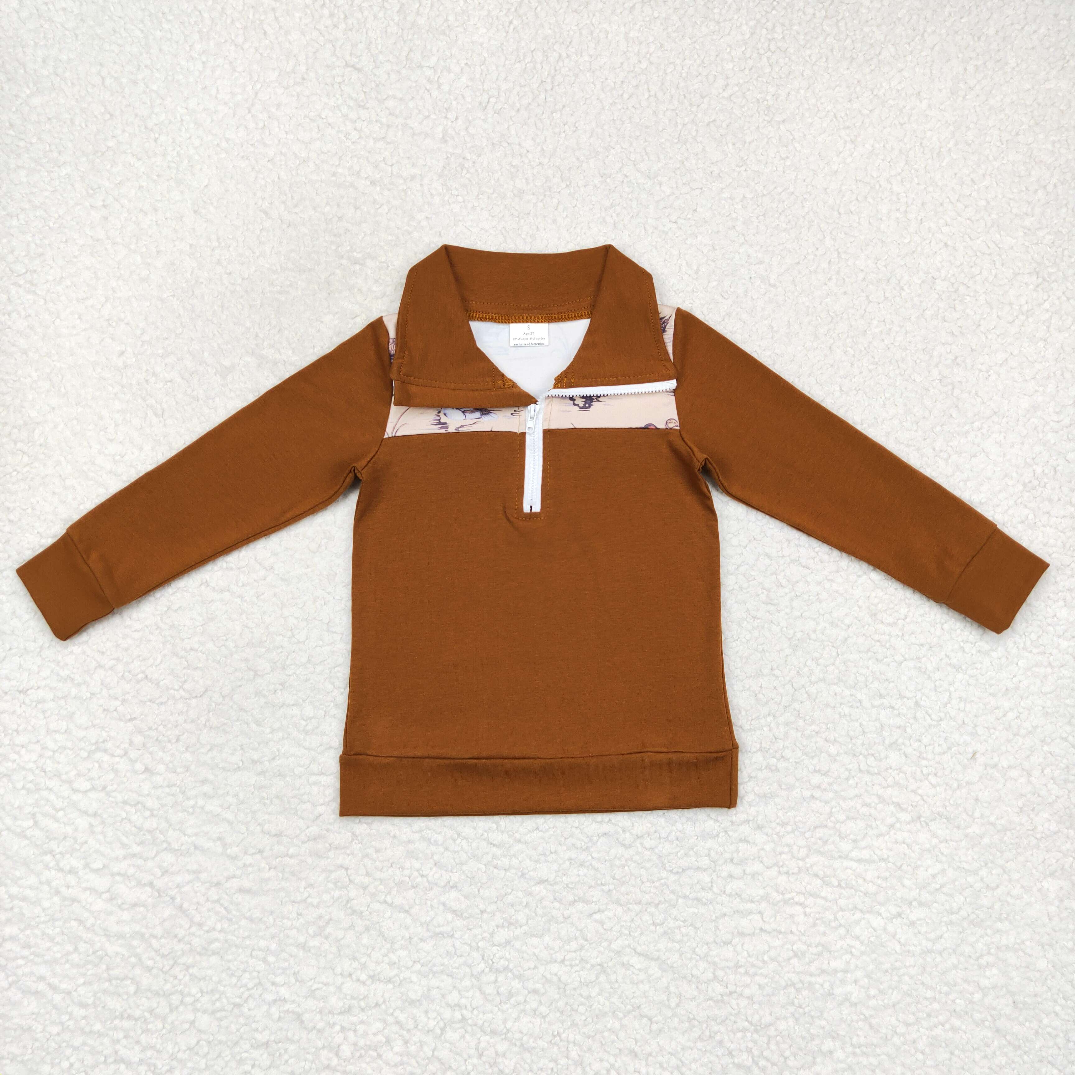 BT0343 toddler boy clothes mallard boy winter top-promotion 2025.1.18 $5.5