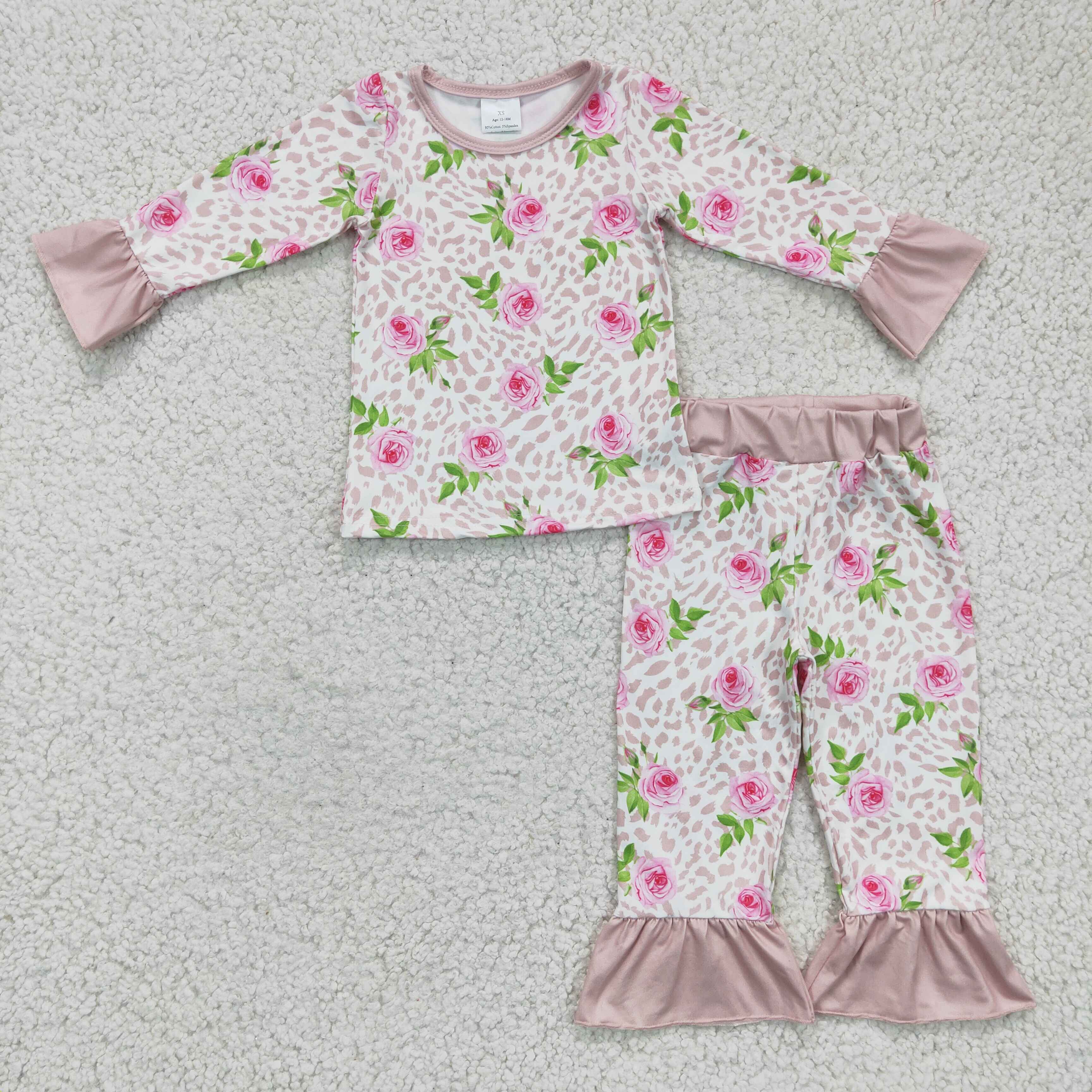 GLP0367 baby girl clothes floral winter outfits-promotion 2025.1.4 $5.5