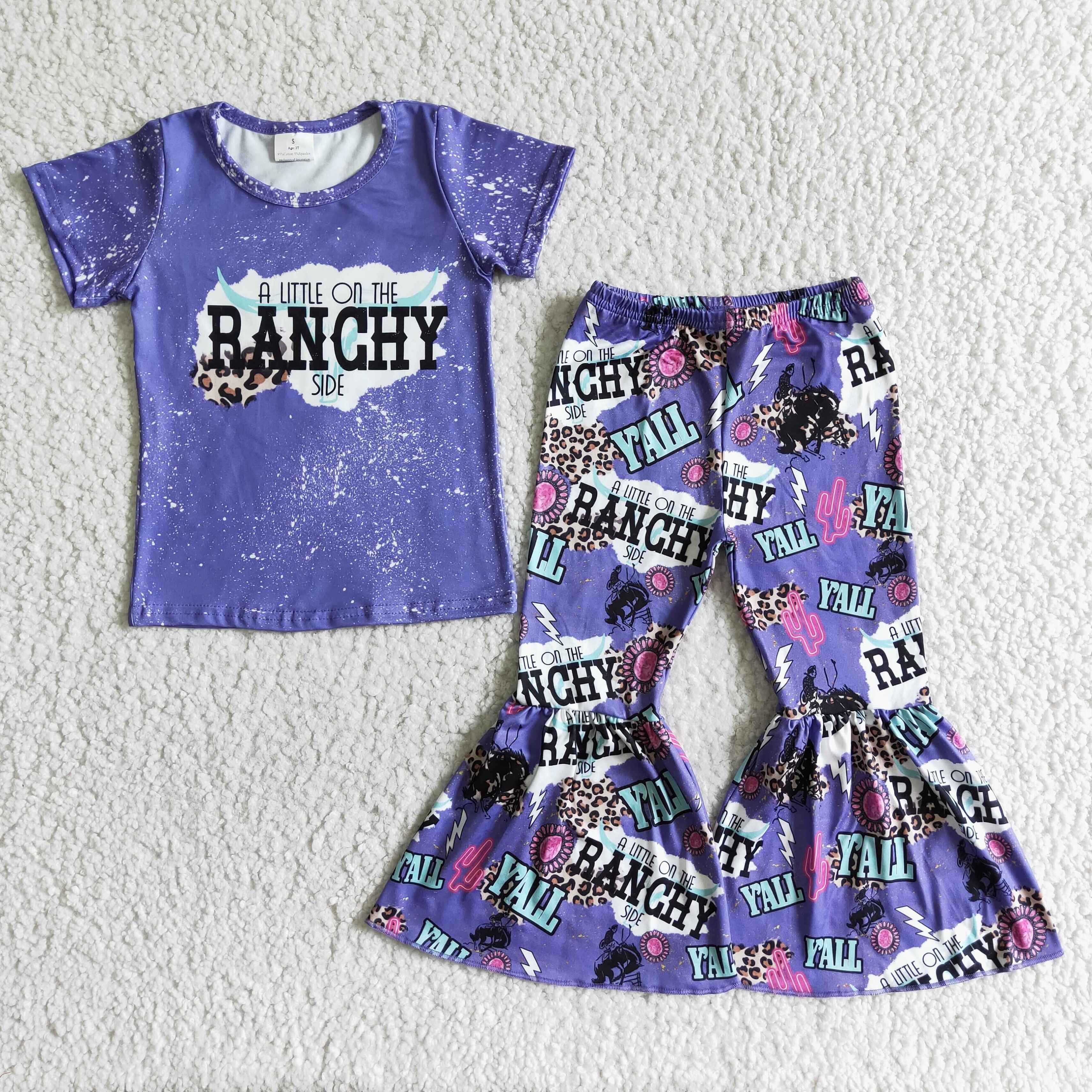 GSPO0024 kids clothing ranchy purple set-promotion $2.99 2026.3.7