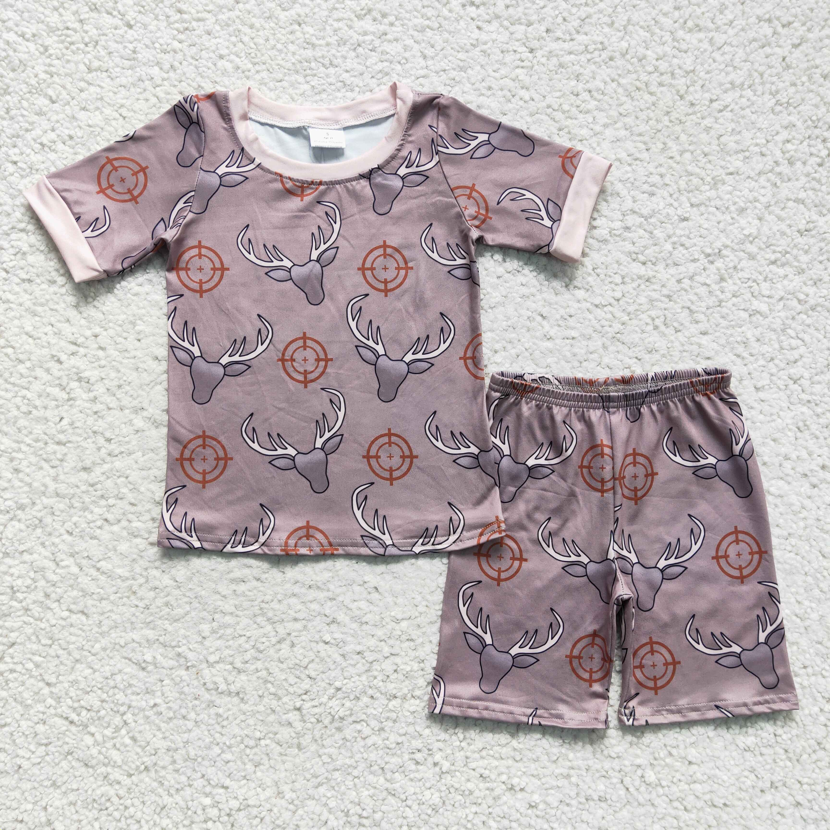 BSSO0099 baby boy clothes cow summer outfits pajamas set-promotion 2025.4.5 $5.5
