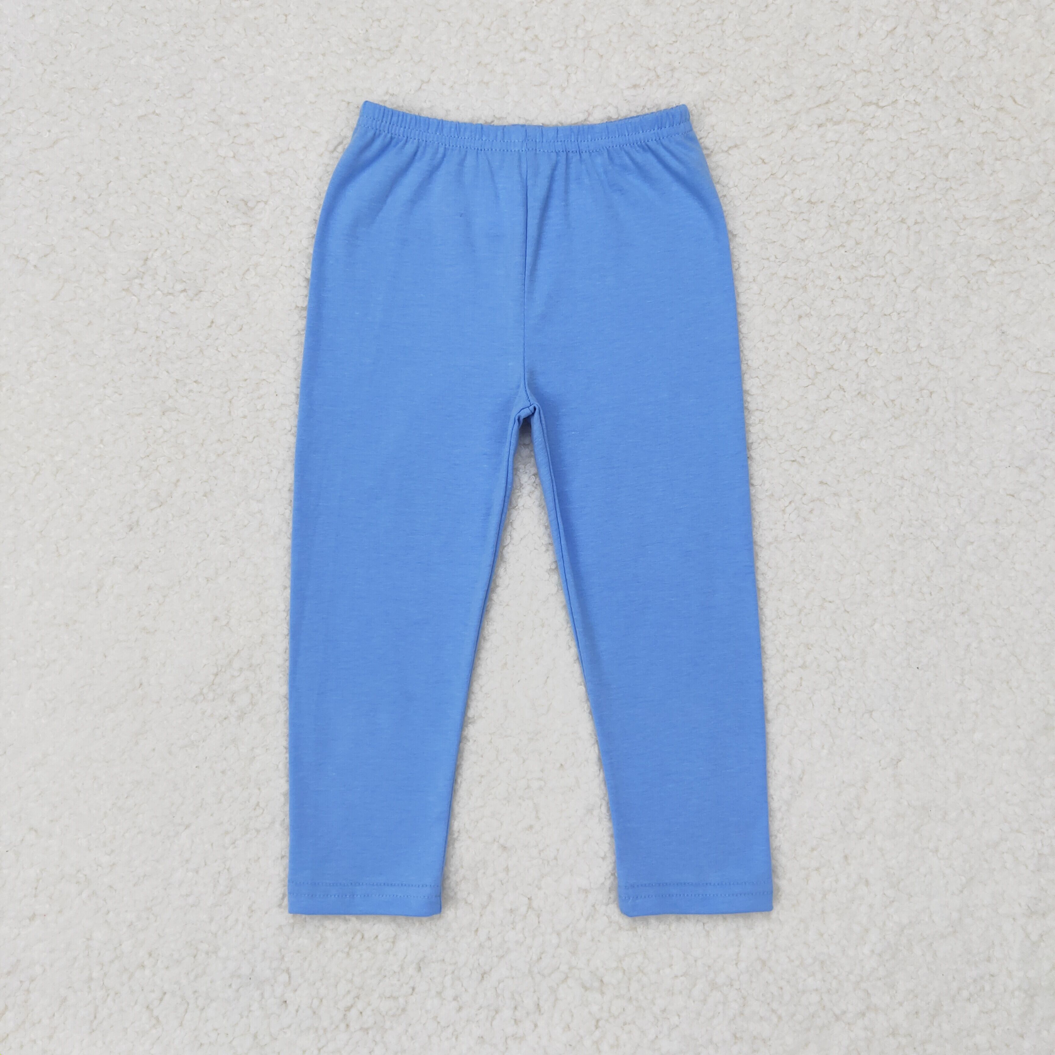 P0561 RTS baby girl clothes cotton blue girl winter long pant 