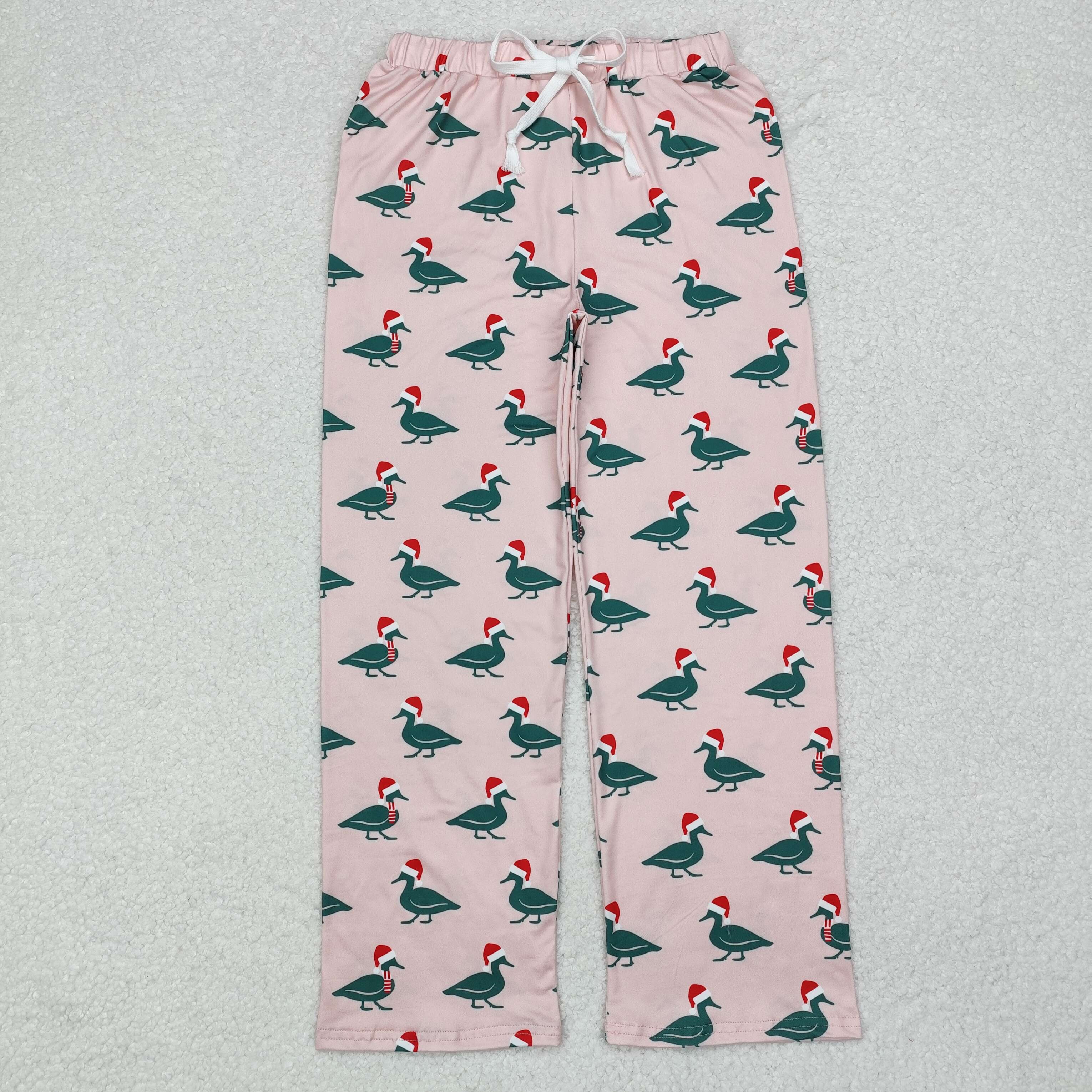 P0637 RTS adult pant  mallard adult women christmas pajamas pant