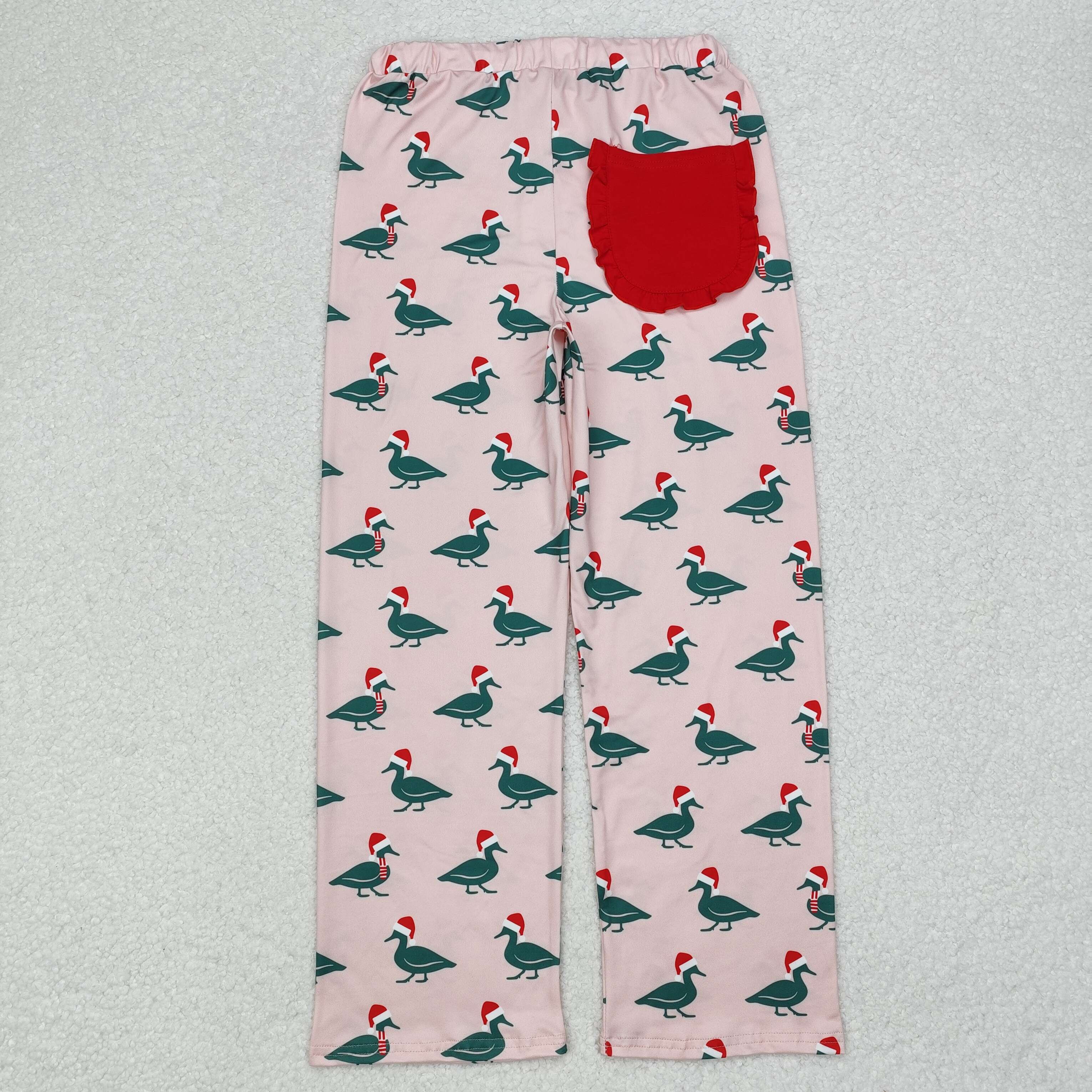P0637 RTS adult pant  mallard adult women christmas pajamas pant