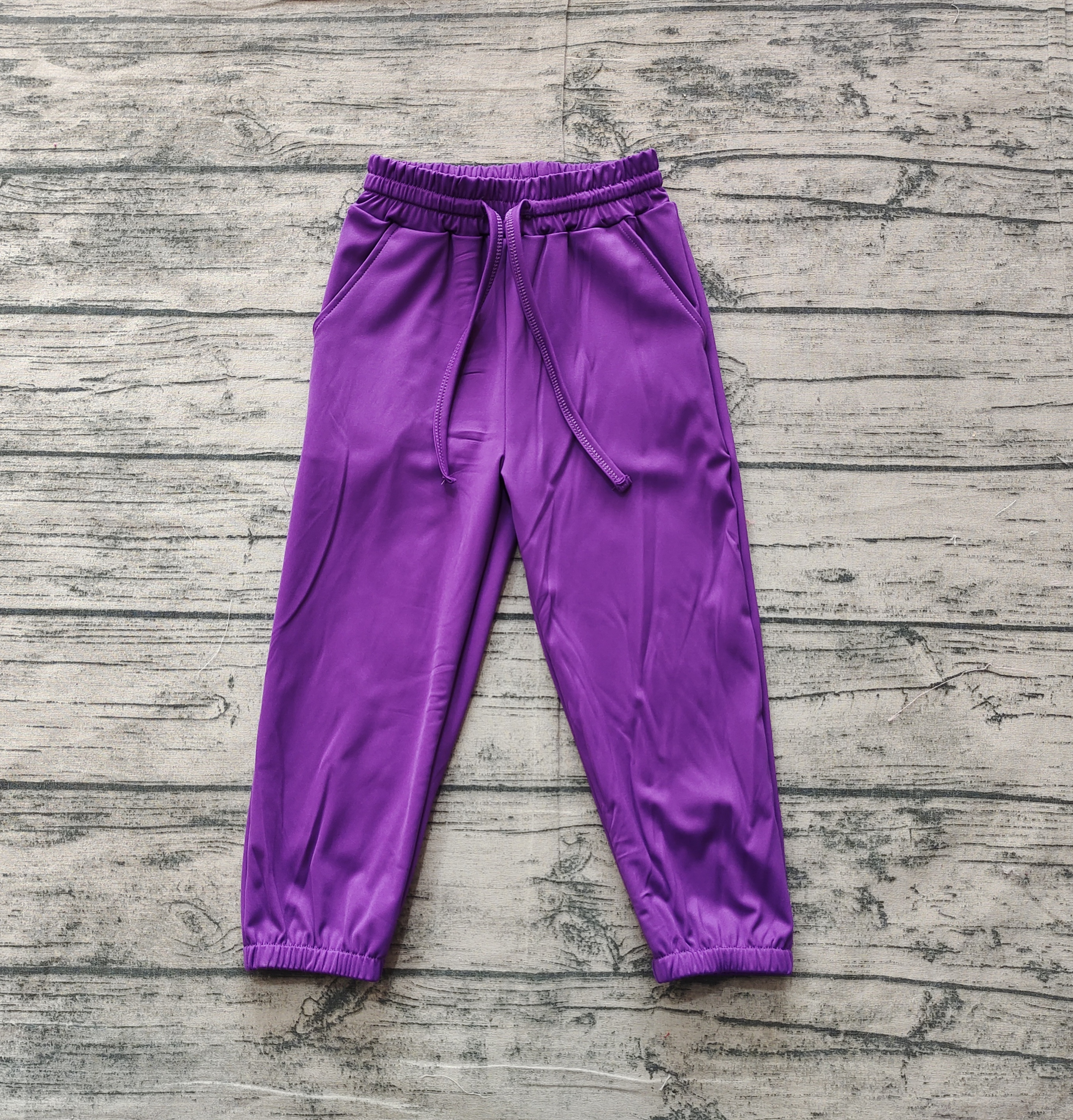 P0670 pre-order baby girl clothes purple girl winter yoga pant-real pic 2025.1.4 