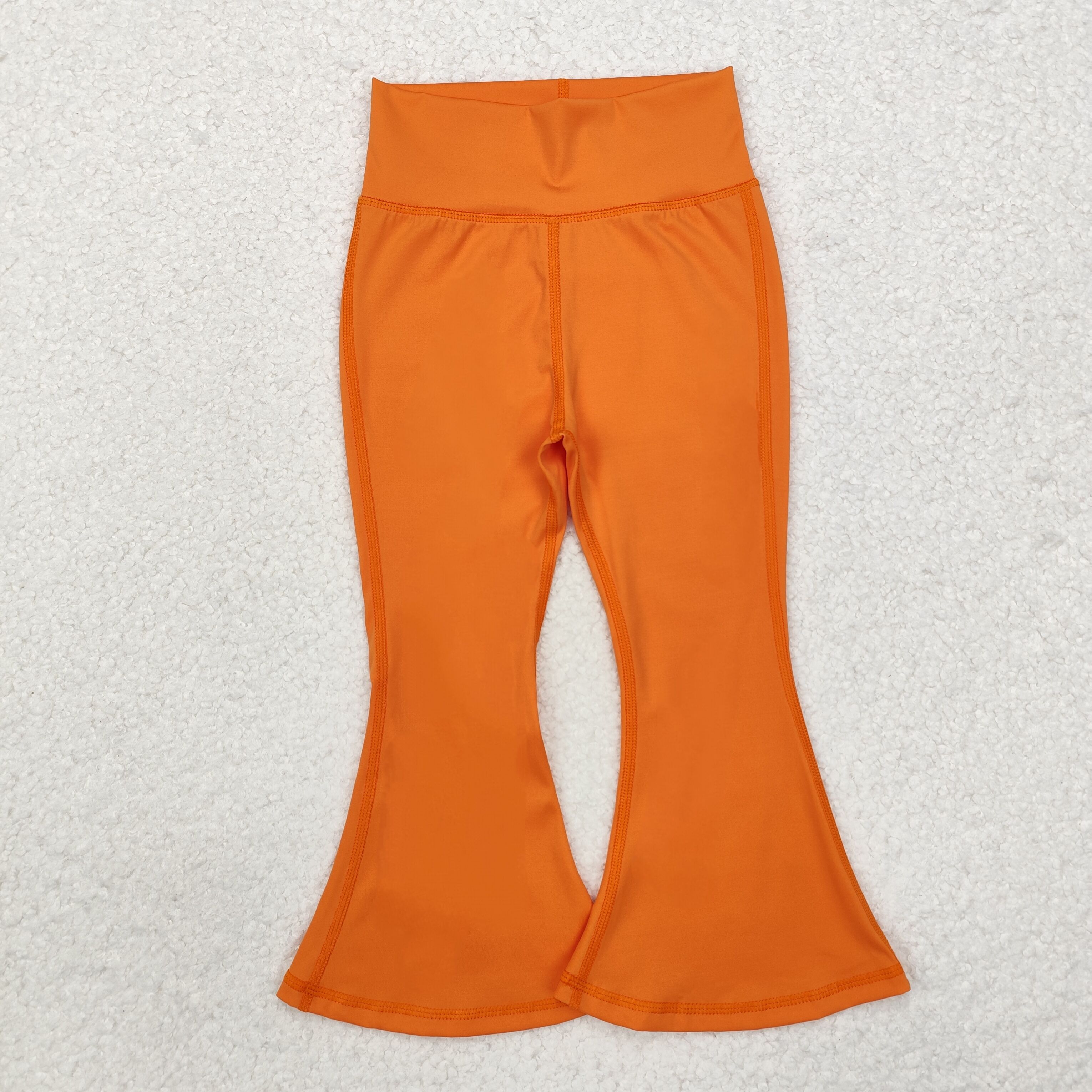 P0684 RTS baby girl clothes orange  girl winter yoga pant