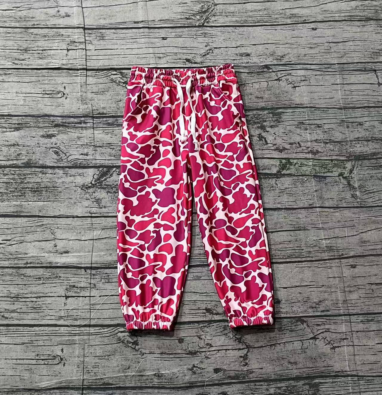 P0696 pre-order baby girl clothes pink leopard print girl winter pant-real pic 2026.1.25 