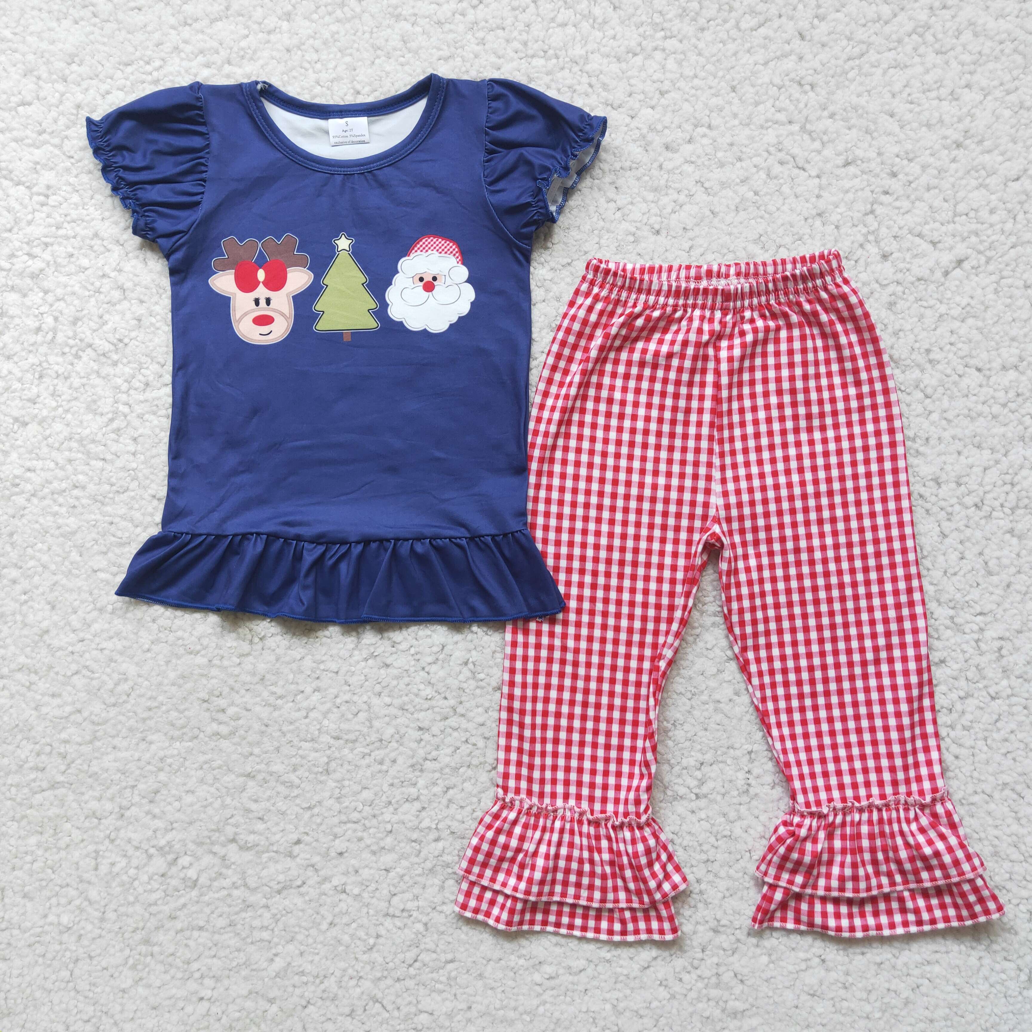 D1-2 girl baby girl clothes santa claus christmas outfits for kids-promotion 2025.11.1 $2.99