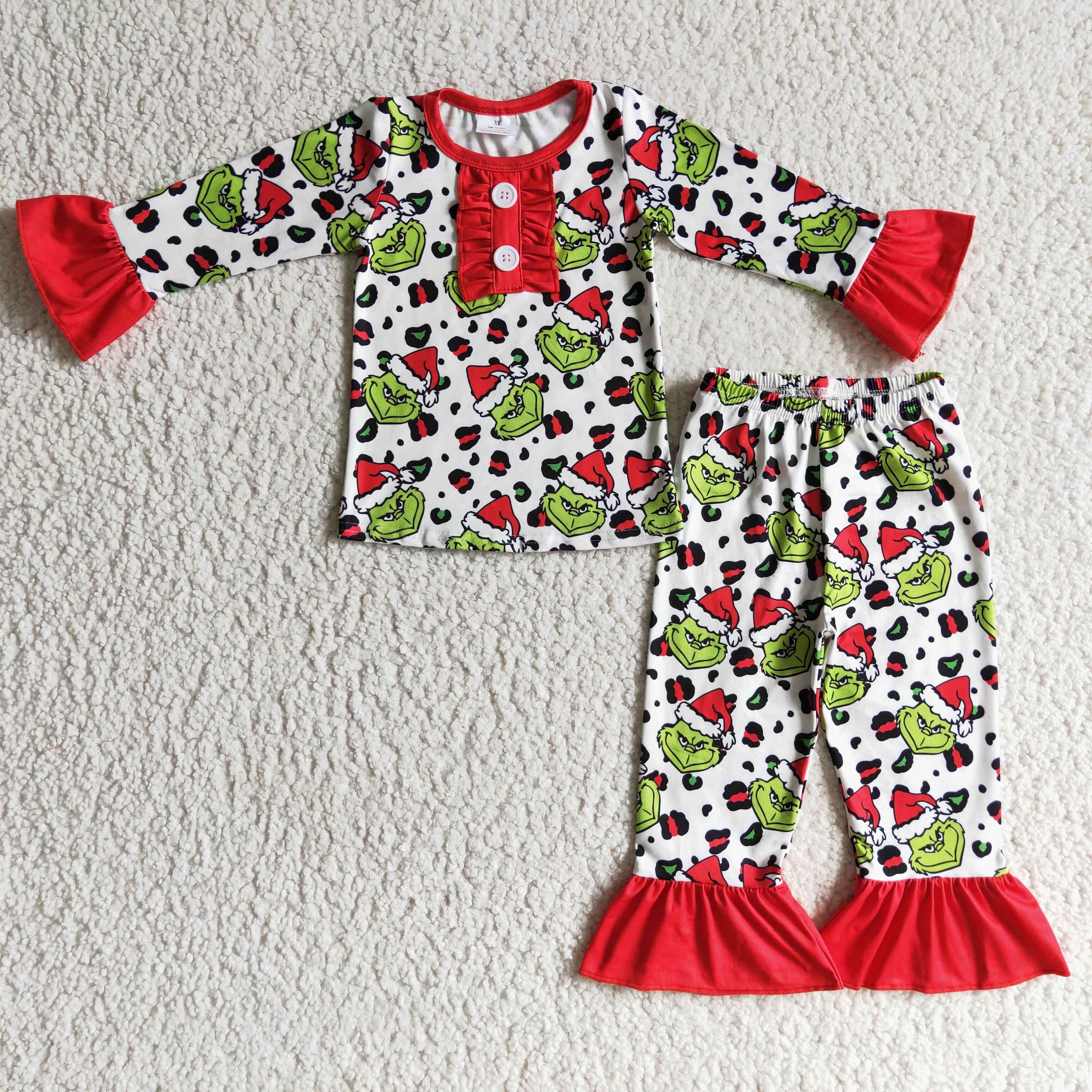GLP0214 sleepwear cartoon christmas pajamas RTS-promotion 2024.10.19 $5.5