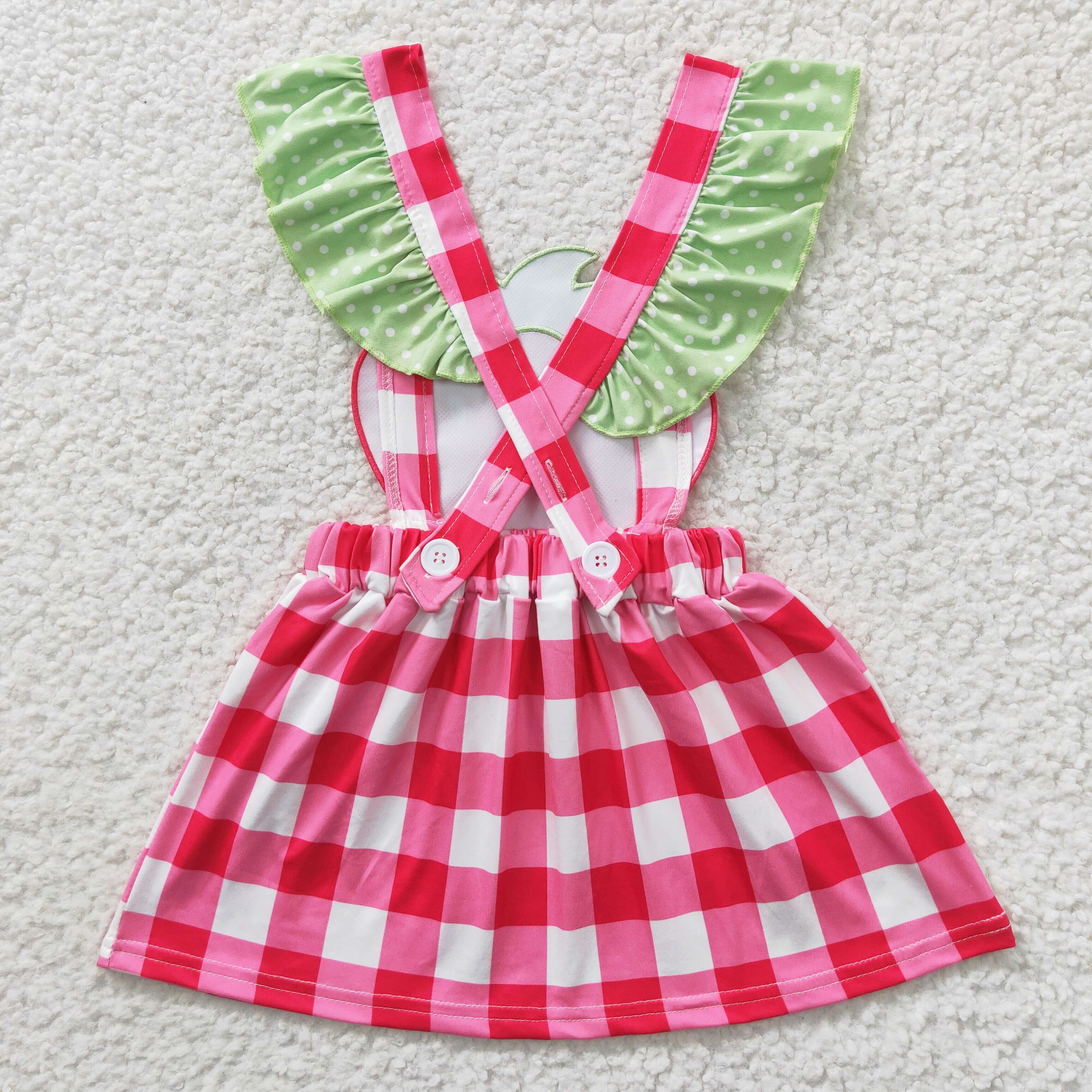 GSD0241 kids clothes girls strawberry summer dress-promotion 2025.6.7 $5.5