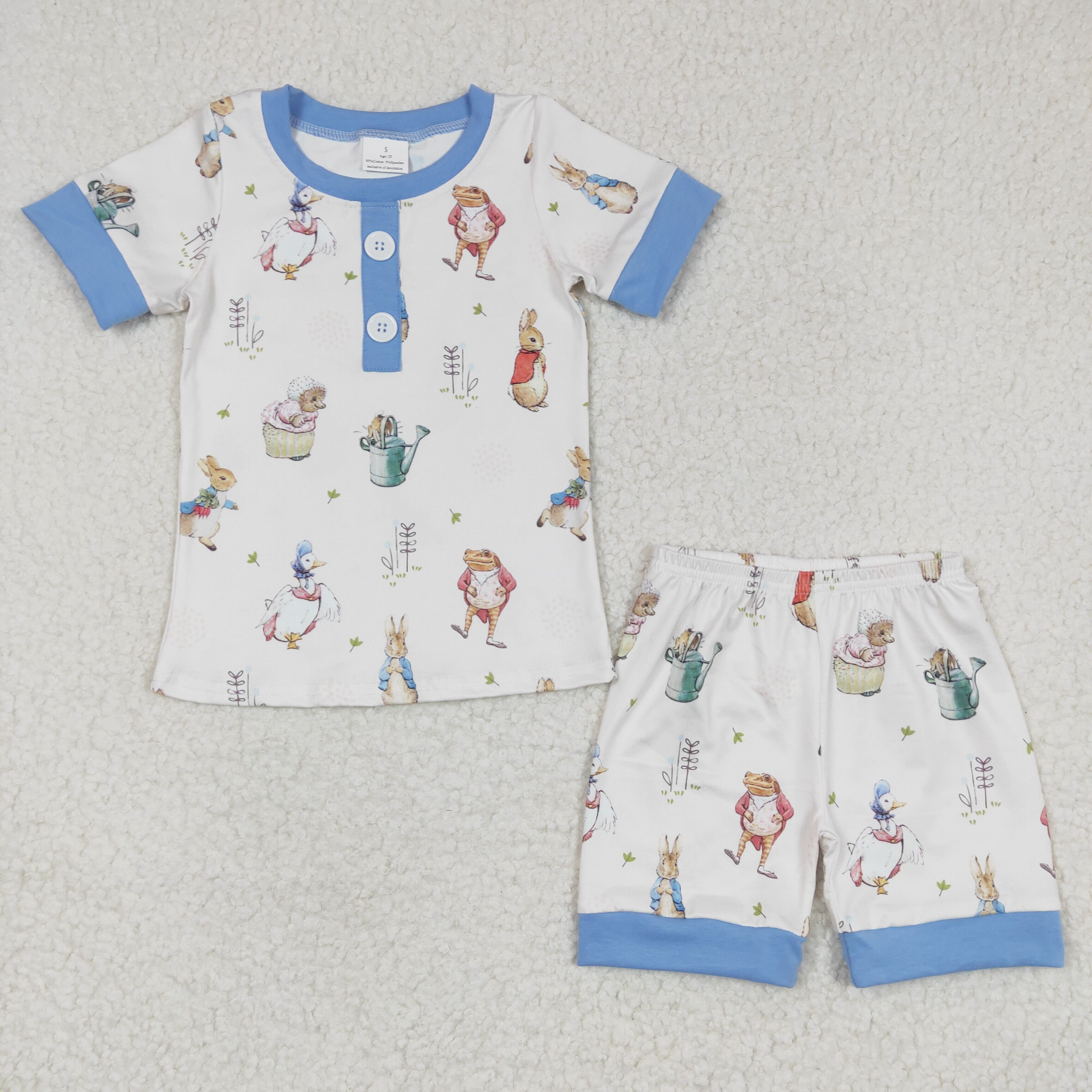 BSSO0123 baby boy clothes  summer outfits bunny easter outfit-promotion $5.5 2026.2.28