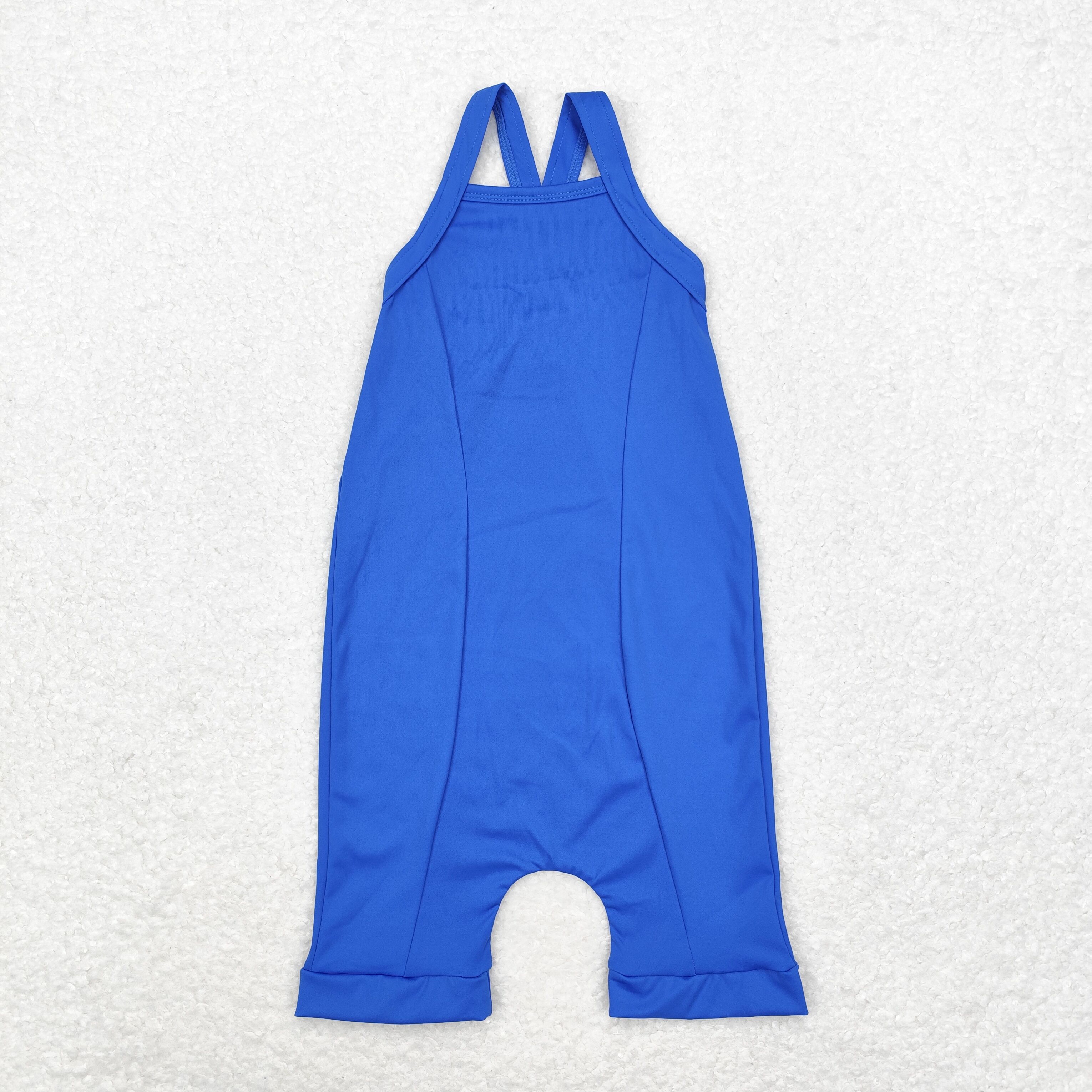 S0452 RTS baby girl clothes blue girl summer swimsuit beach wear yoga wear