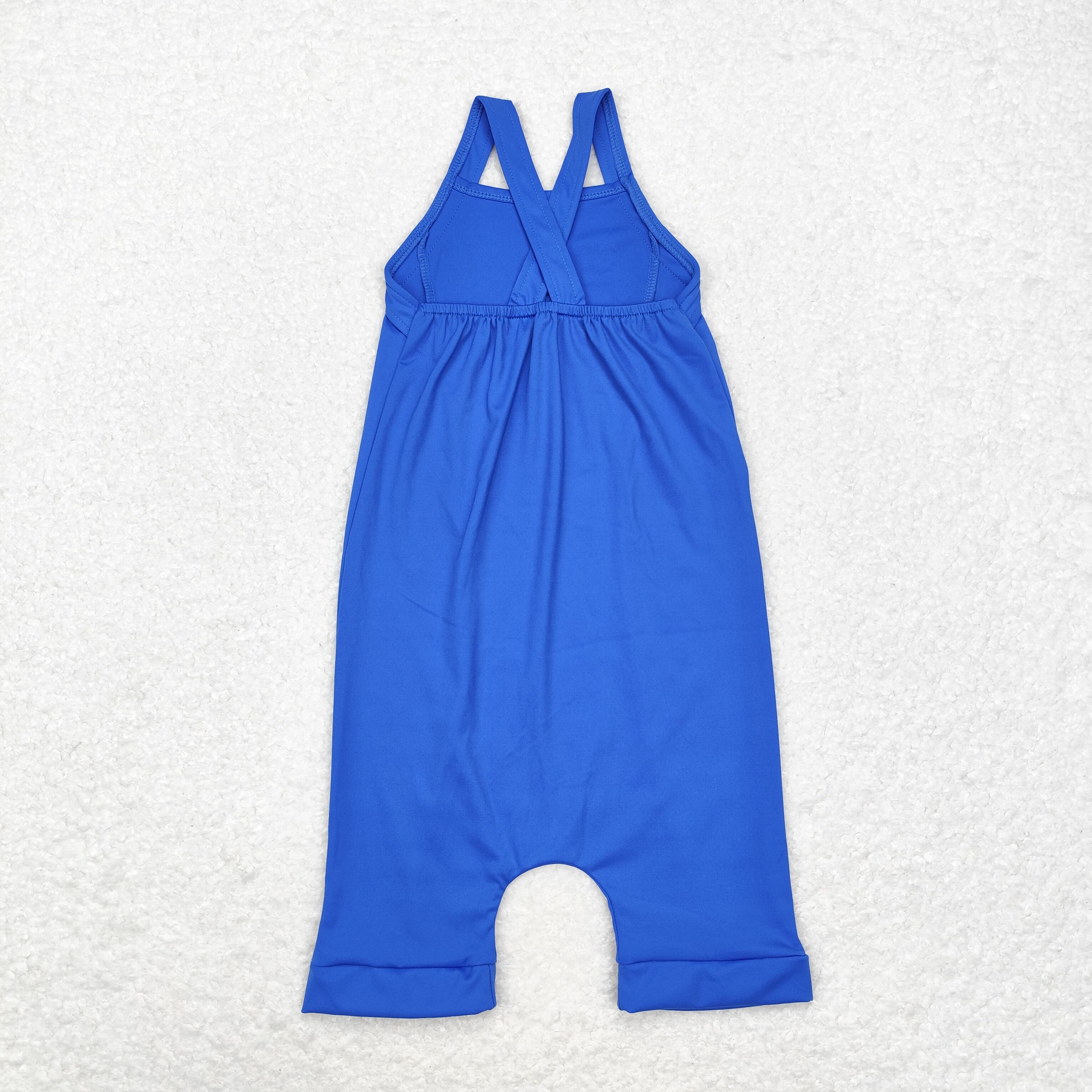 S0452 RTS baby girl clothes blue girl summer swimsuit beach wear yoga wear