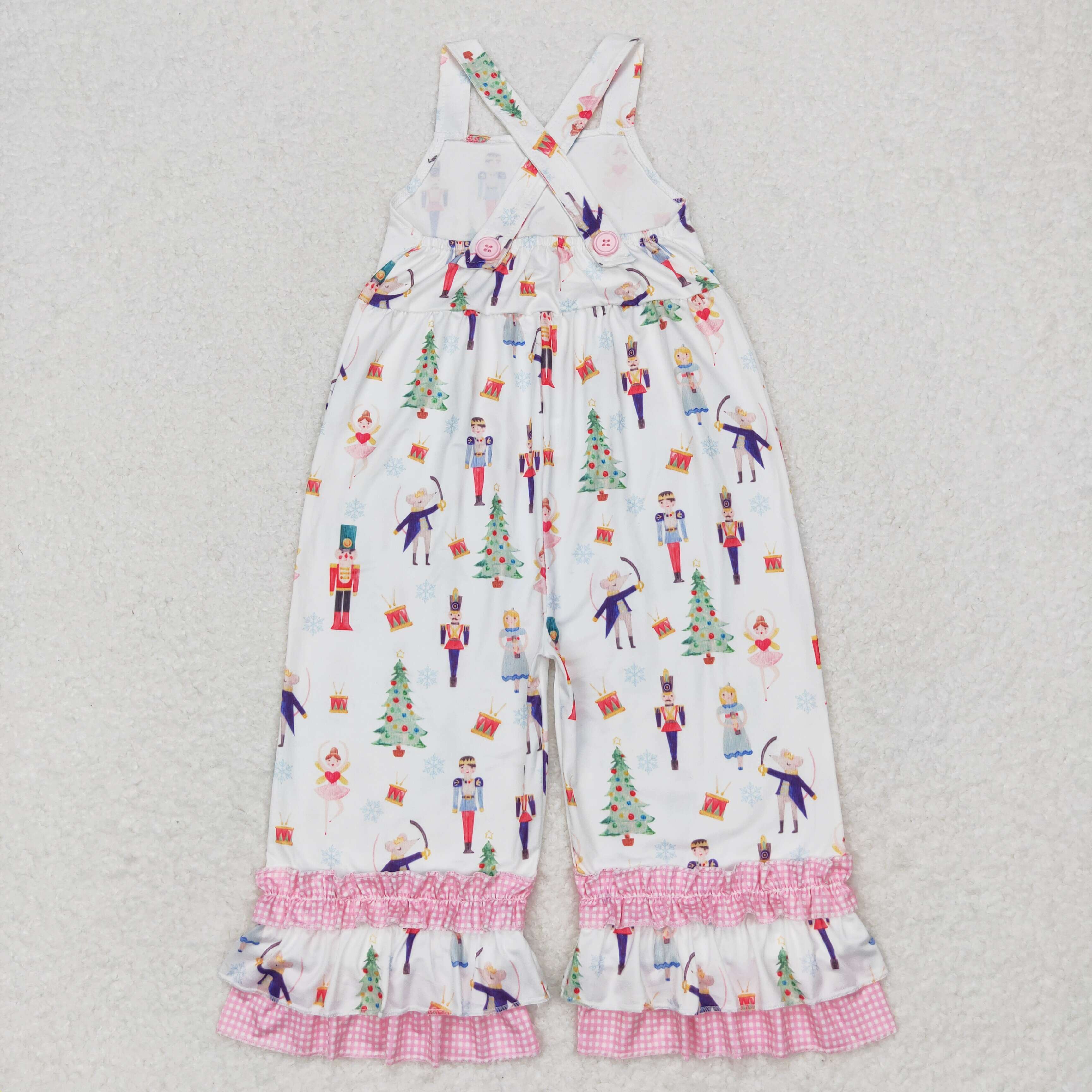 SR1931 RTS baby girl clothes nutcracker girl christmas jumpsuit