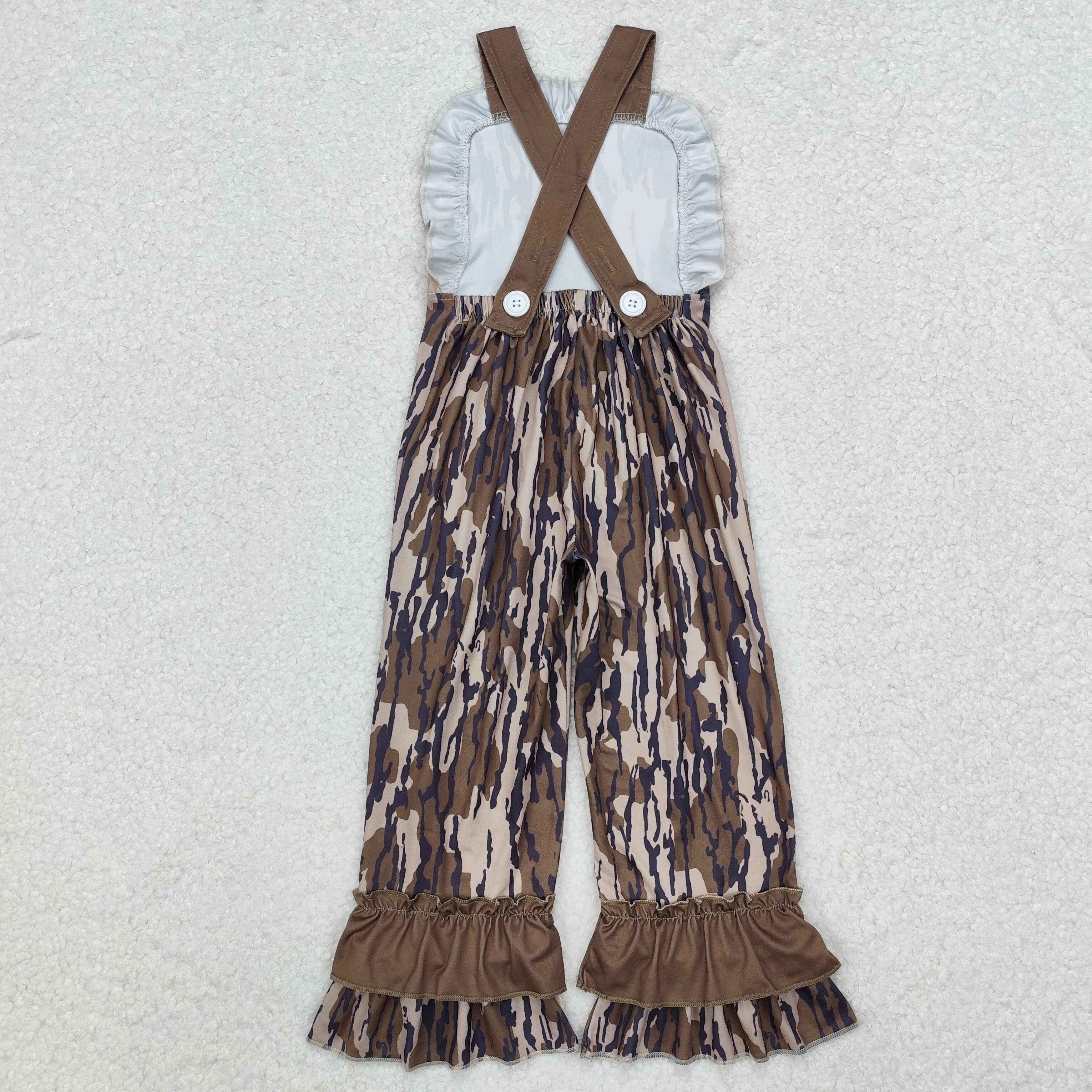 SR1989 RTS baby girl clothes camouflage girl winter  jumpsuit overalls