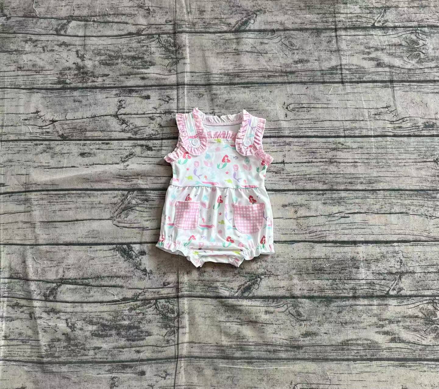 SR2880 pre-order baby girl clothes sea princess toddler girl summer bubble-real pic 2025.3.21 