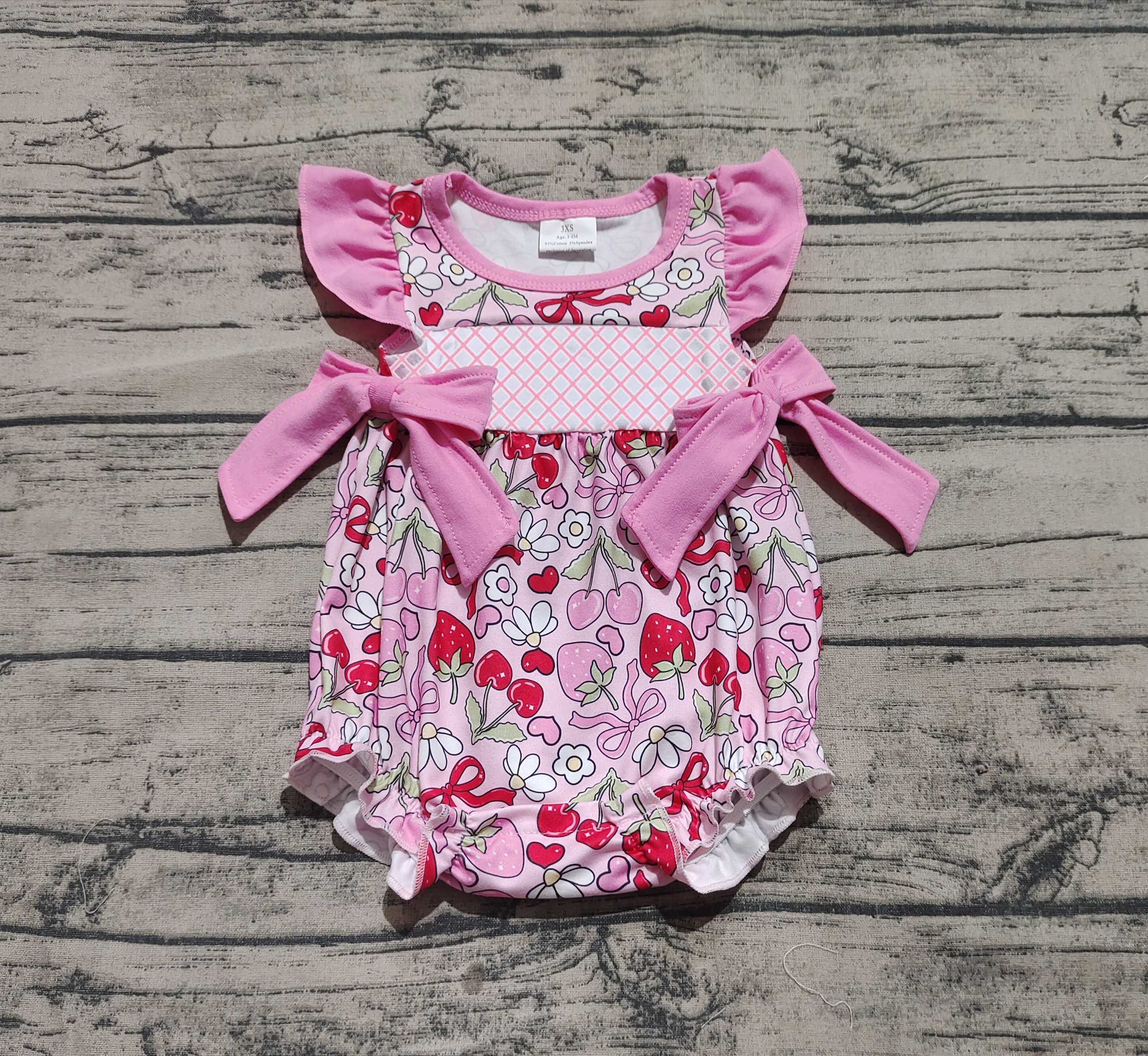 SR2953 pre-order baby girl clothes berries girl summer bubble-real pic 2025.3.17 
