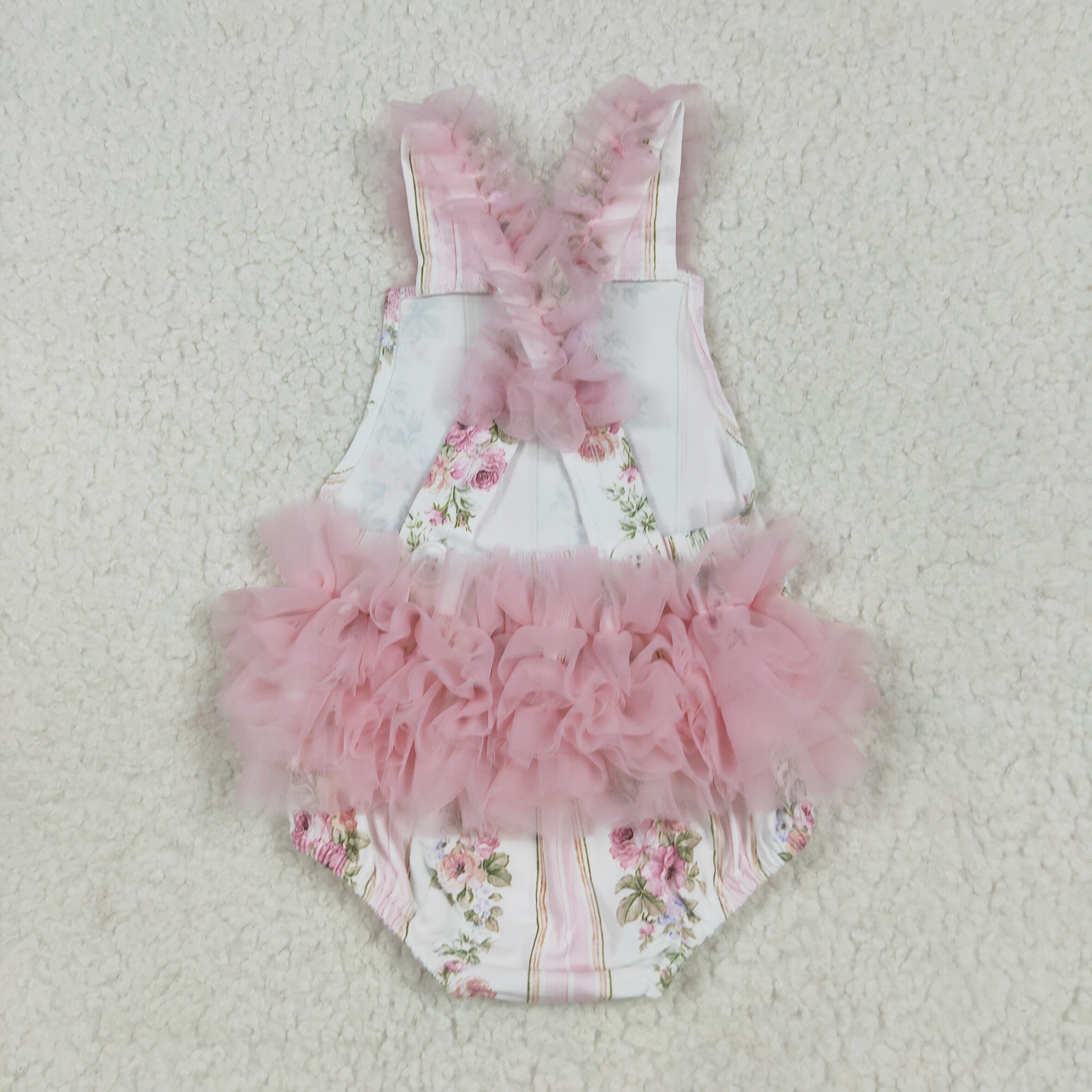 SR2964 RTS baby girl clothes floral lace floral girl summer bubble 