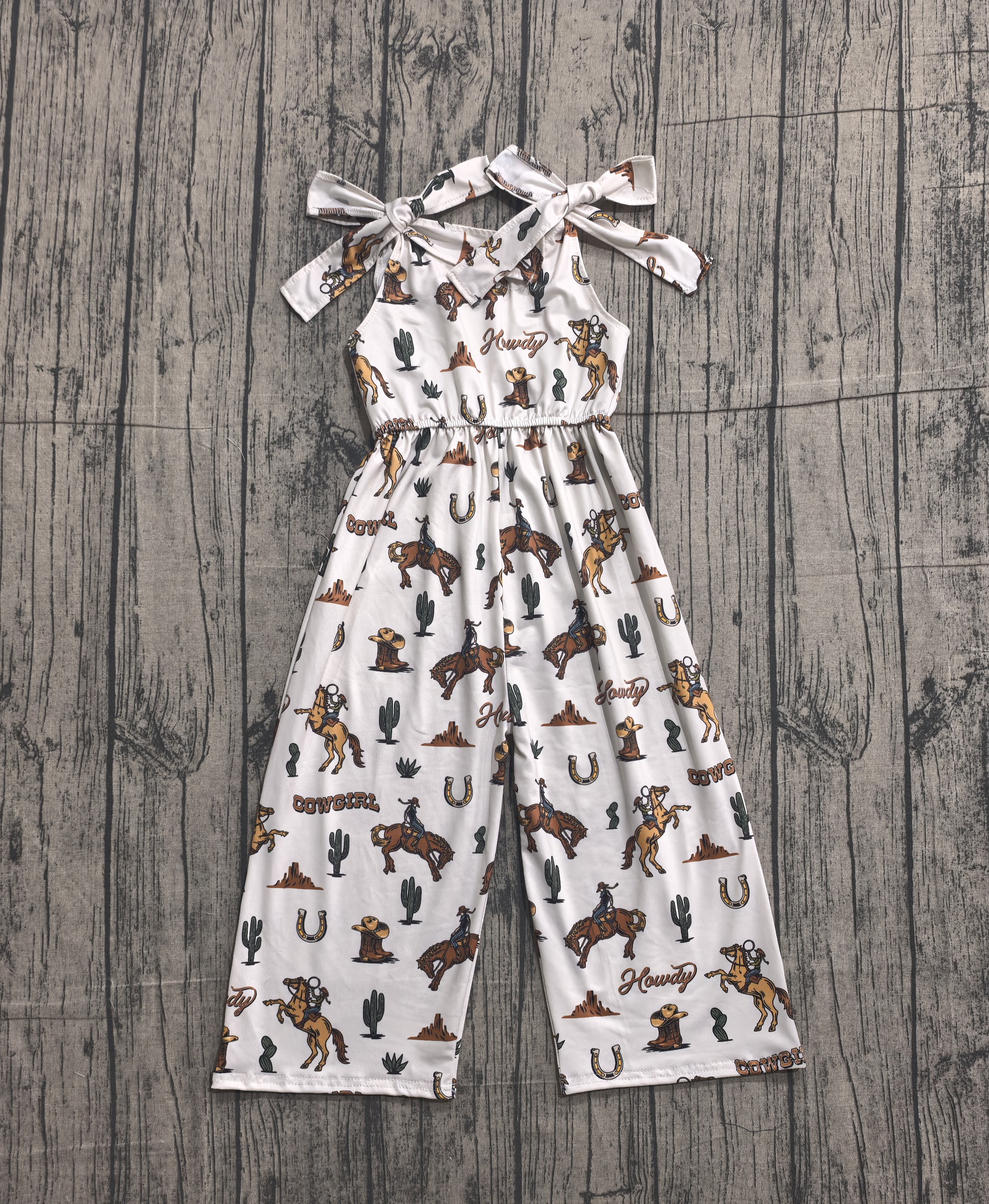 SR2969 pre-order baby girl clothes cowboy girls summer jumpsuit-real pic 2026.3.27 