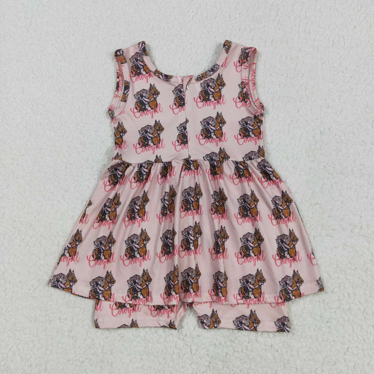 SR3072 3-6M to 5-6T RTS girl clothes cowgirl summer  jumpsuit western clothes