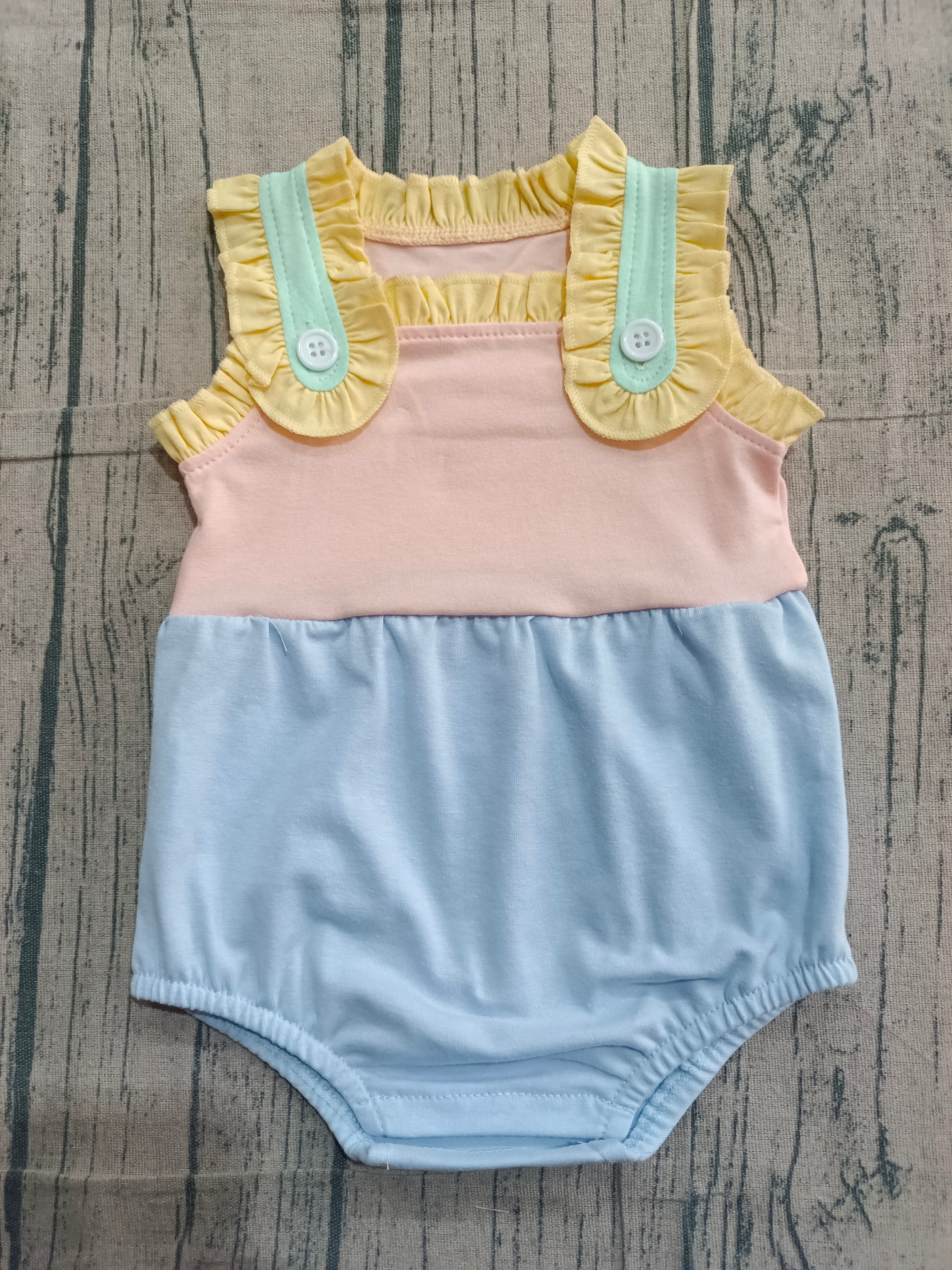 SR3772 pre-order baby girl clothes colorful print toddler girl summer bubble-real pic 2026.1.27 