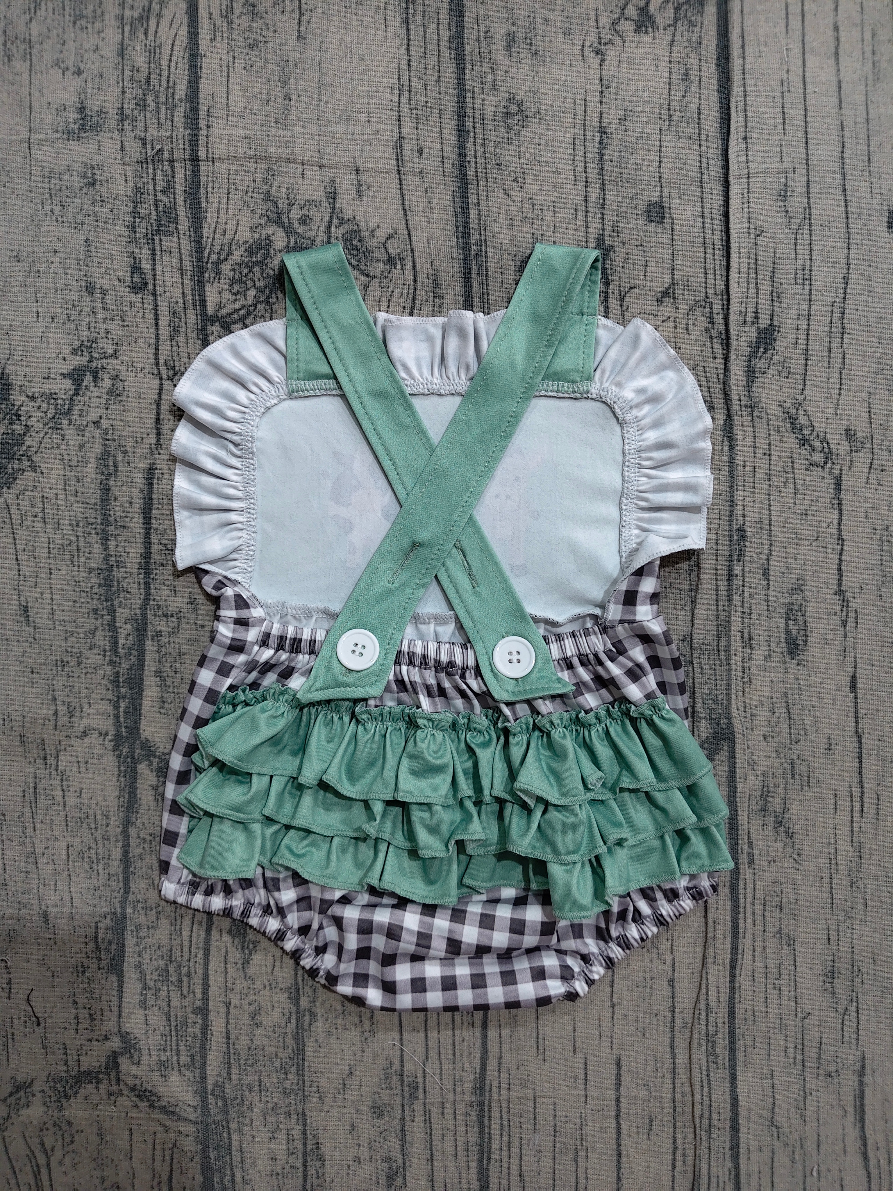 SR3866 pre-order baby girl clothes farm animal print toddler girl summer bubble-real pic 2026.4.1 