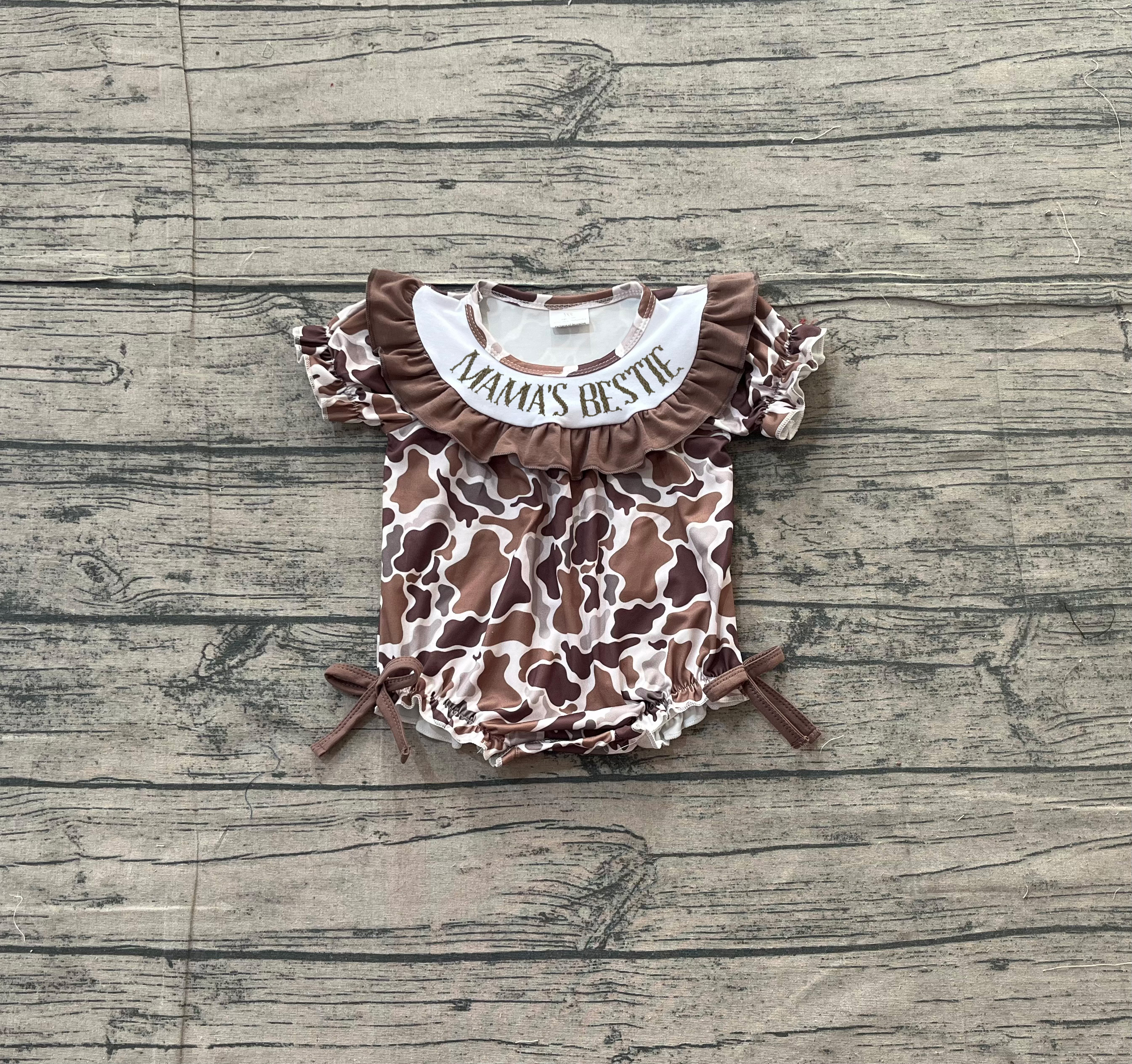 SR3888 pre-order baby girl clothes camo mama's besie smock girl summer bubble-real pic 2026.1.9