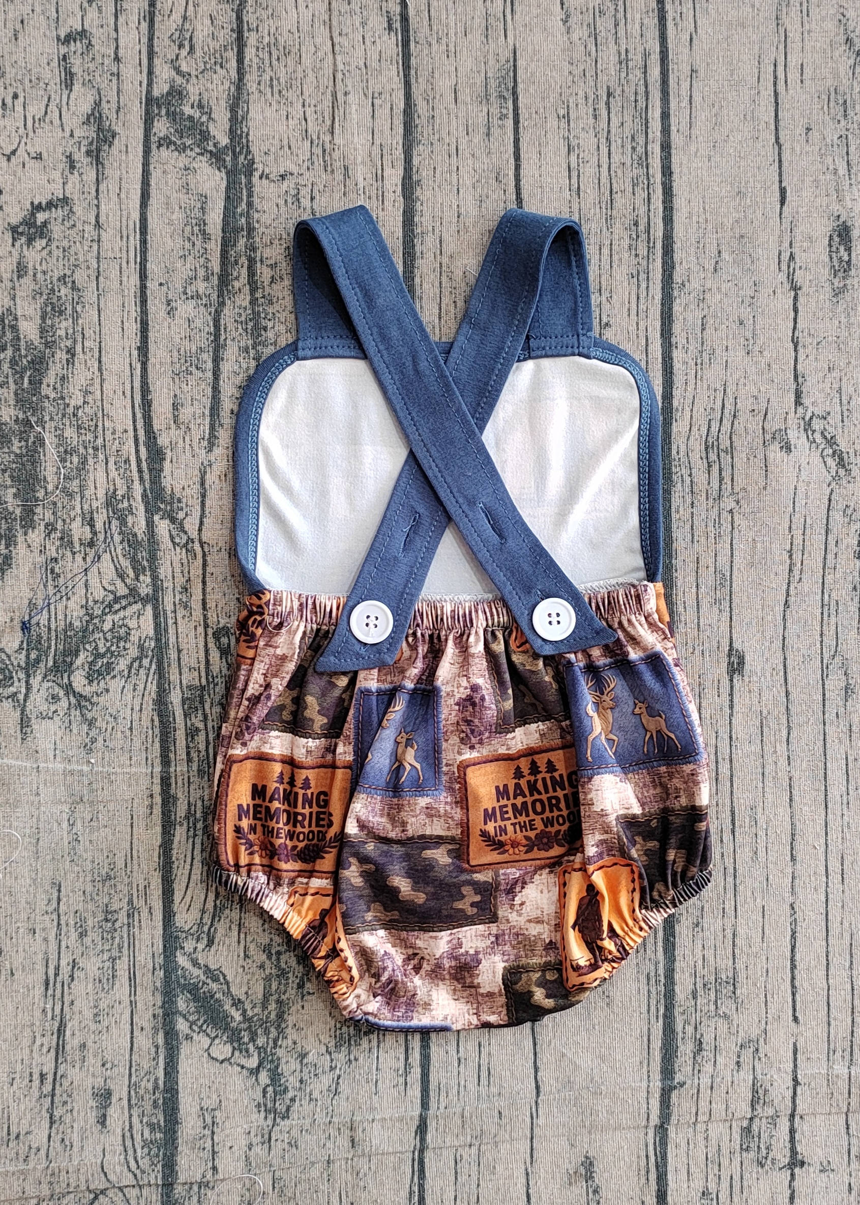 SR3925 pre-order baby boy clothes hunting print toddler boy summer bubble-real pic 2026.3.11 