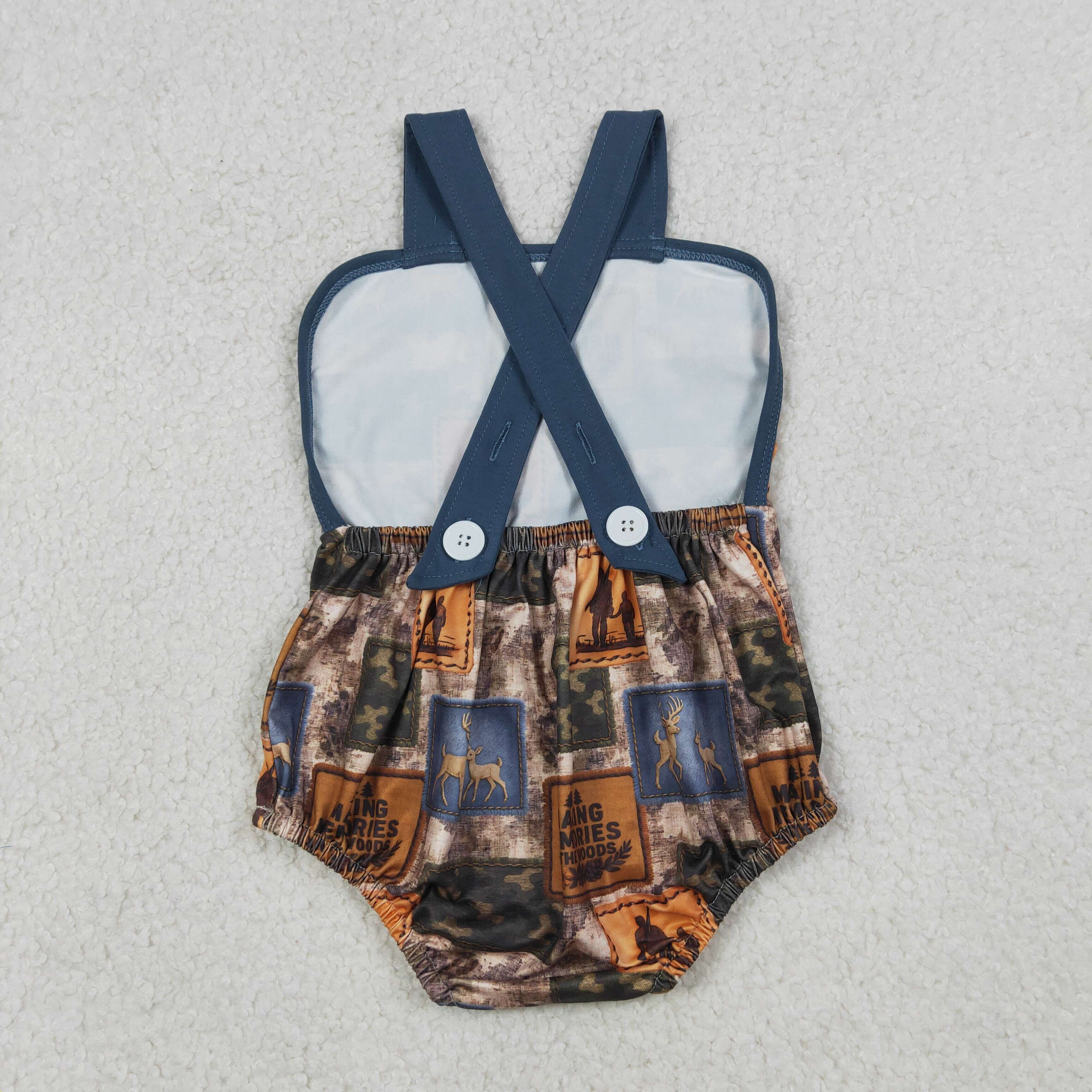 RTS Matching kids clothing hunting print clothing baby boy summer clothing-2026.3.24