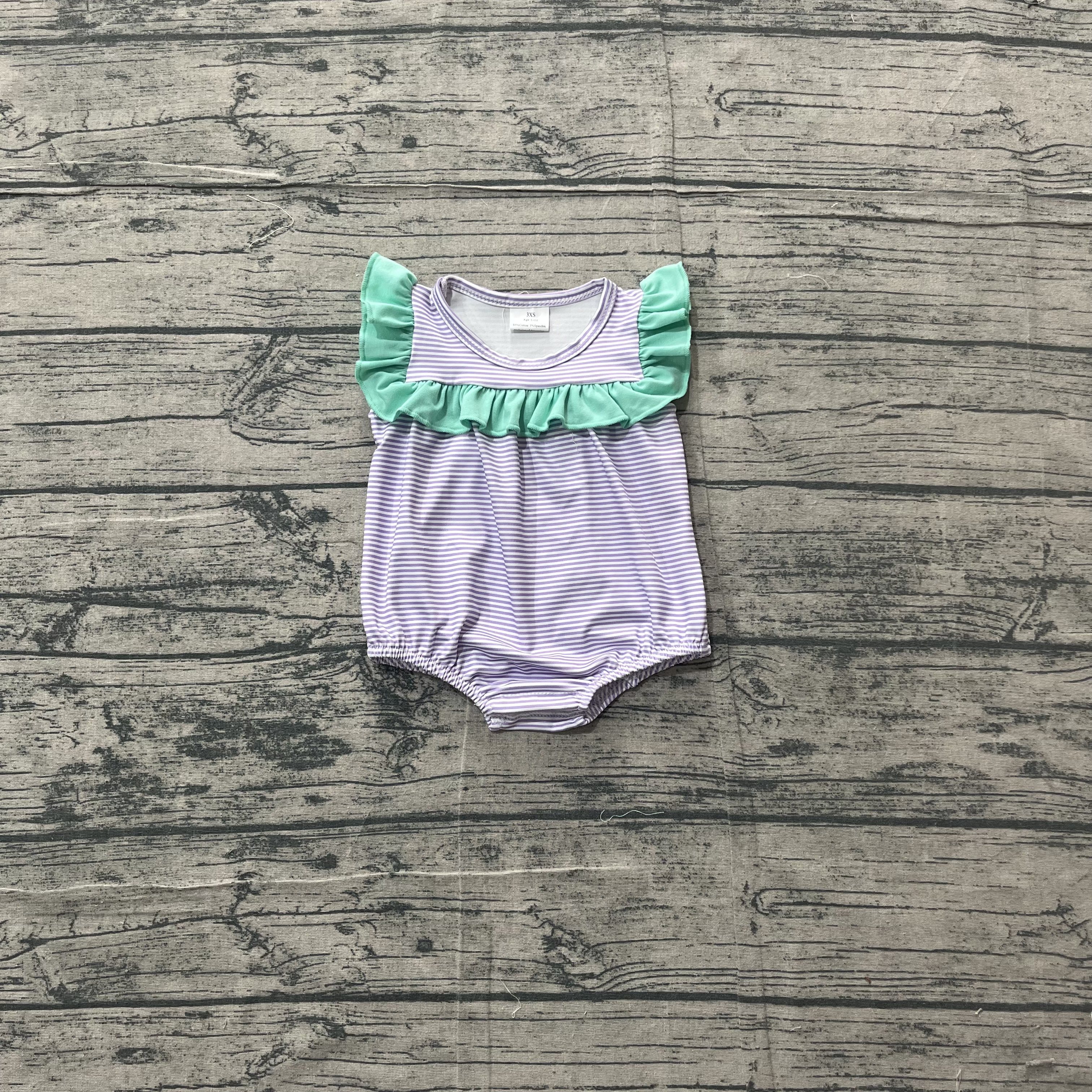 SR3942 pre-order baby girl clothes purple print toddler girl summer bubble-real pic 2026.3.17 