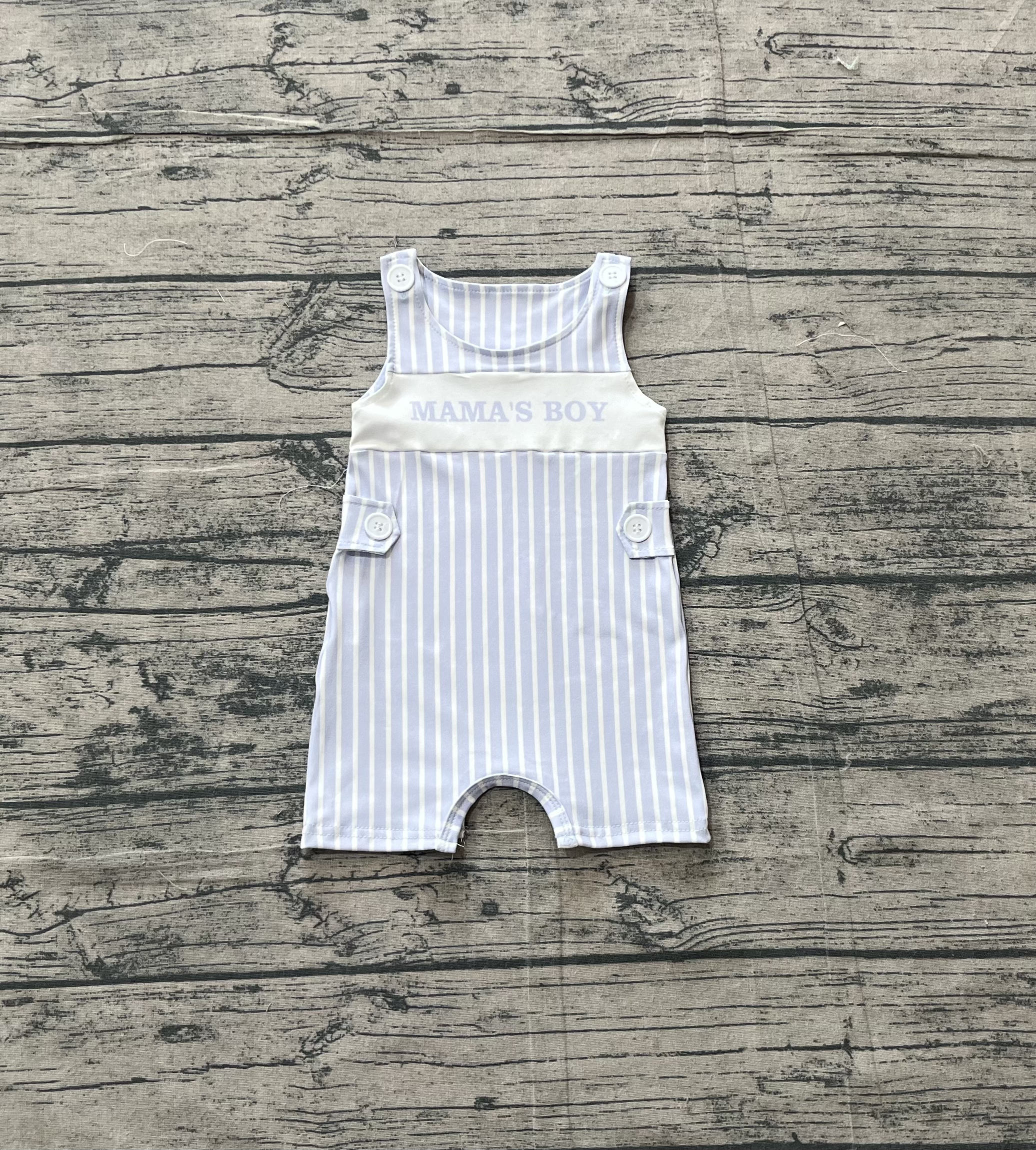 SR3972 pre-order baby boy clothes mama's boy print toddler boy summer romper-real pic 2026.3.14