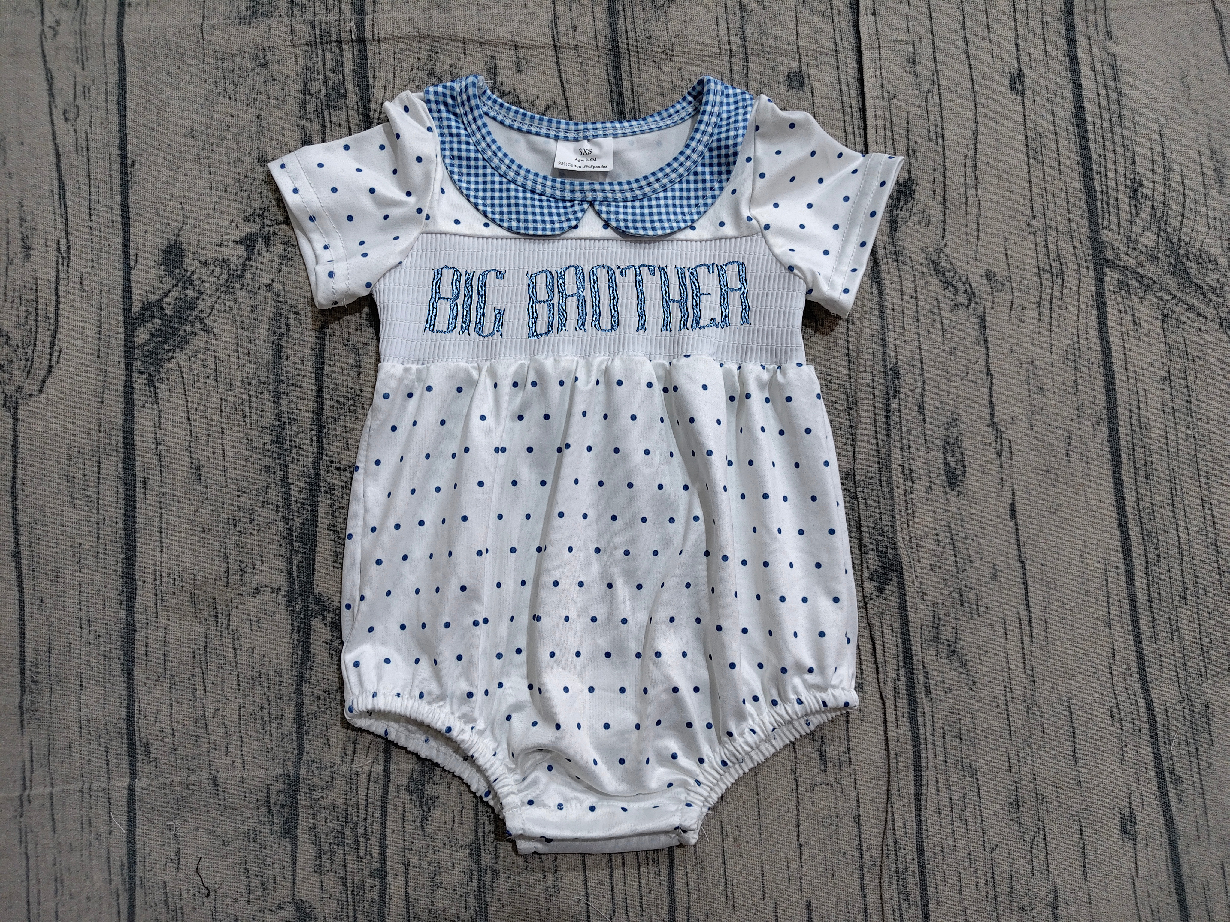 SR3980 pre-order baby boy clothes brother print toddler boy summer bubble-real pic 2026.4.1 