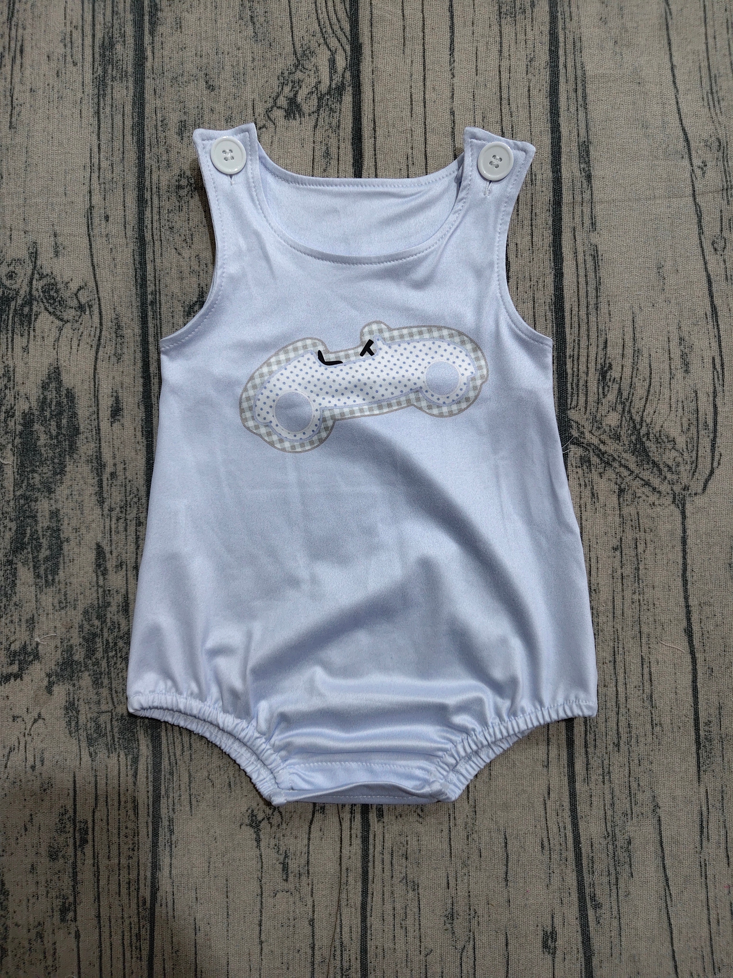 SR4013 pre-order baby boy clothes car print toddler boy summer bubble-real pic 2026.4.1 