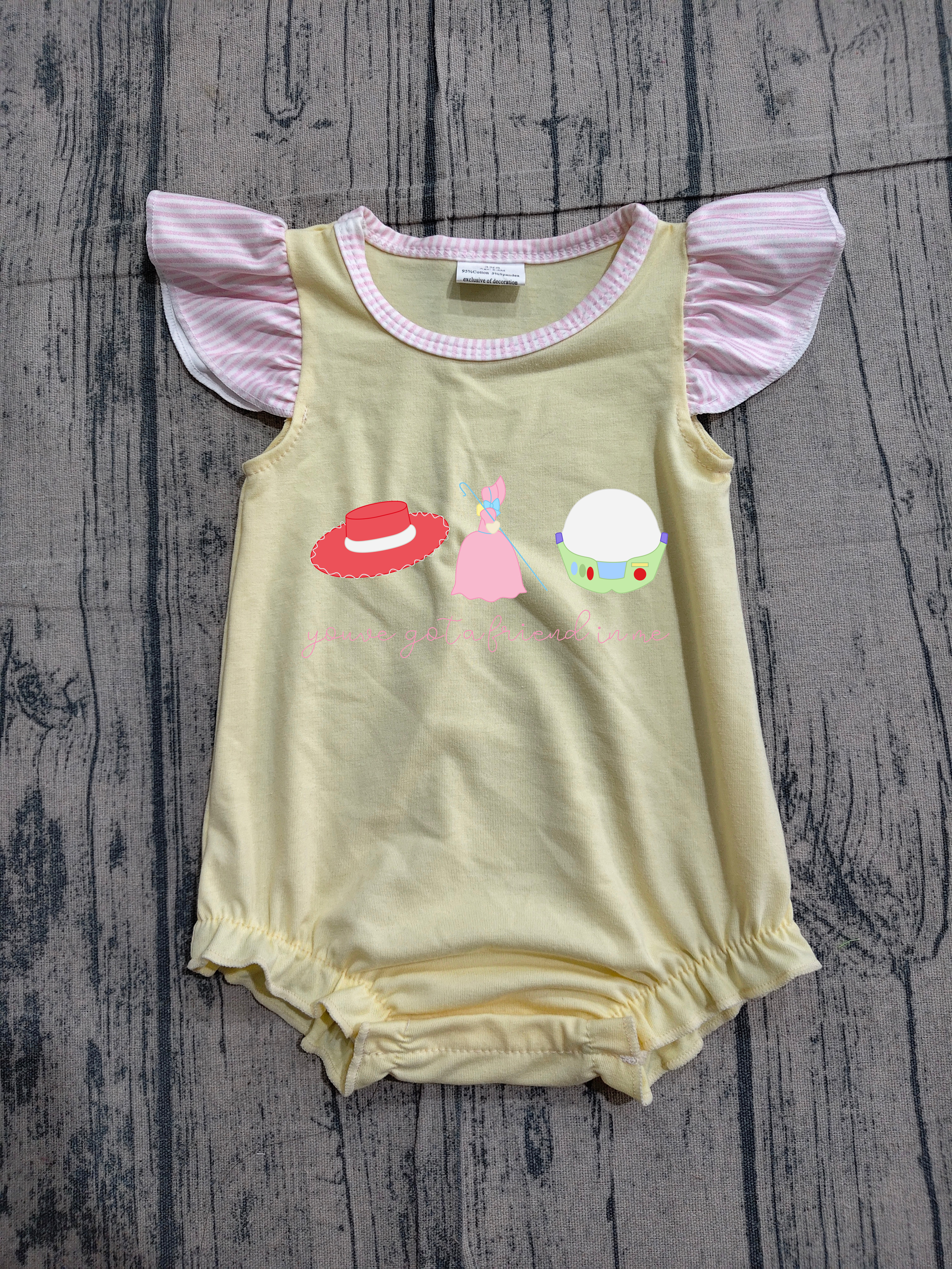 SR4105 pre-order baby girl clothes cartoon print toddler girl summer embroidery bubble-real pic 2026.3.23 
