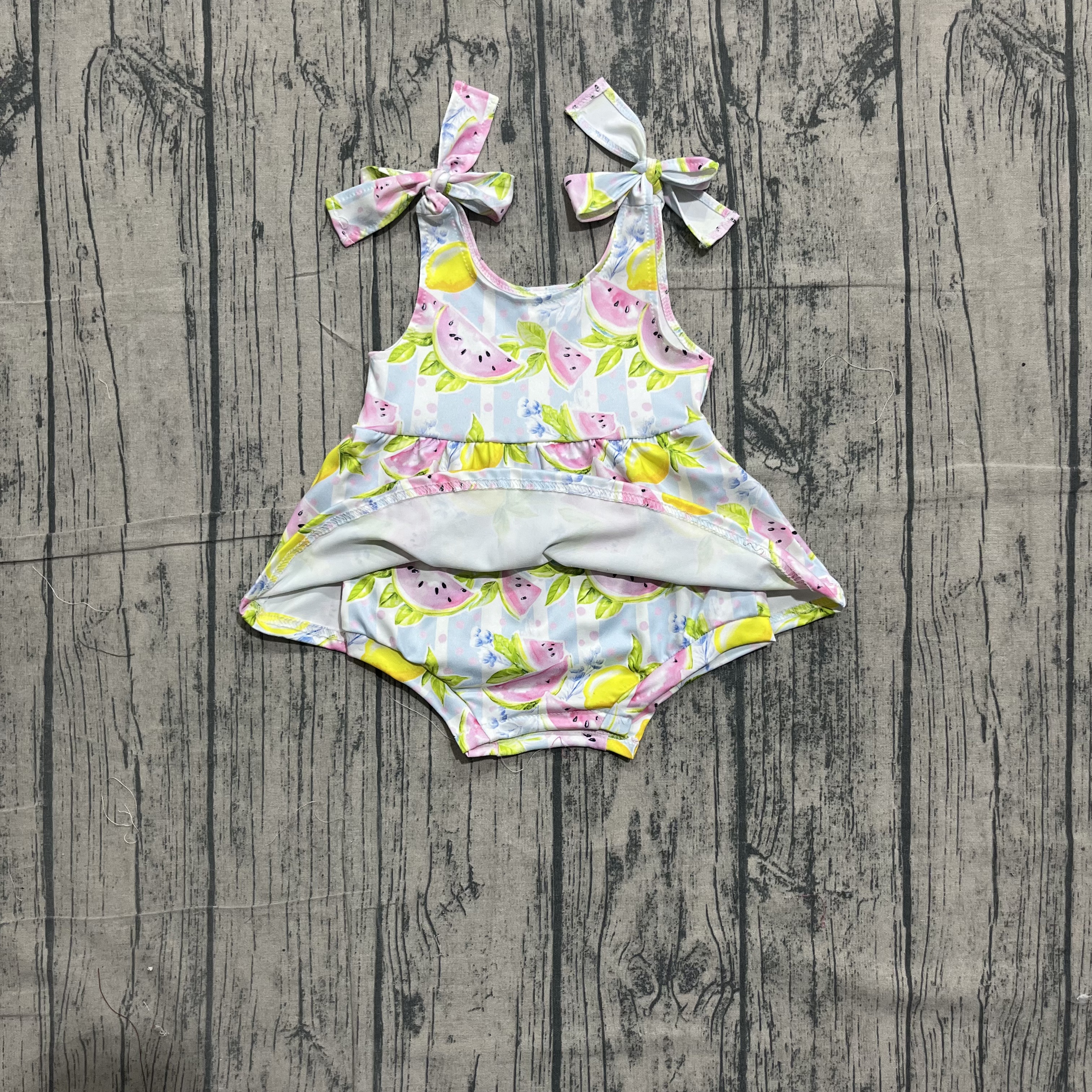 SR4135 pre-order baby clothes watermelon print toddler girl summer bubble-real pic 2026.5.9 