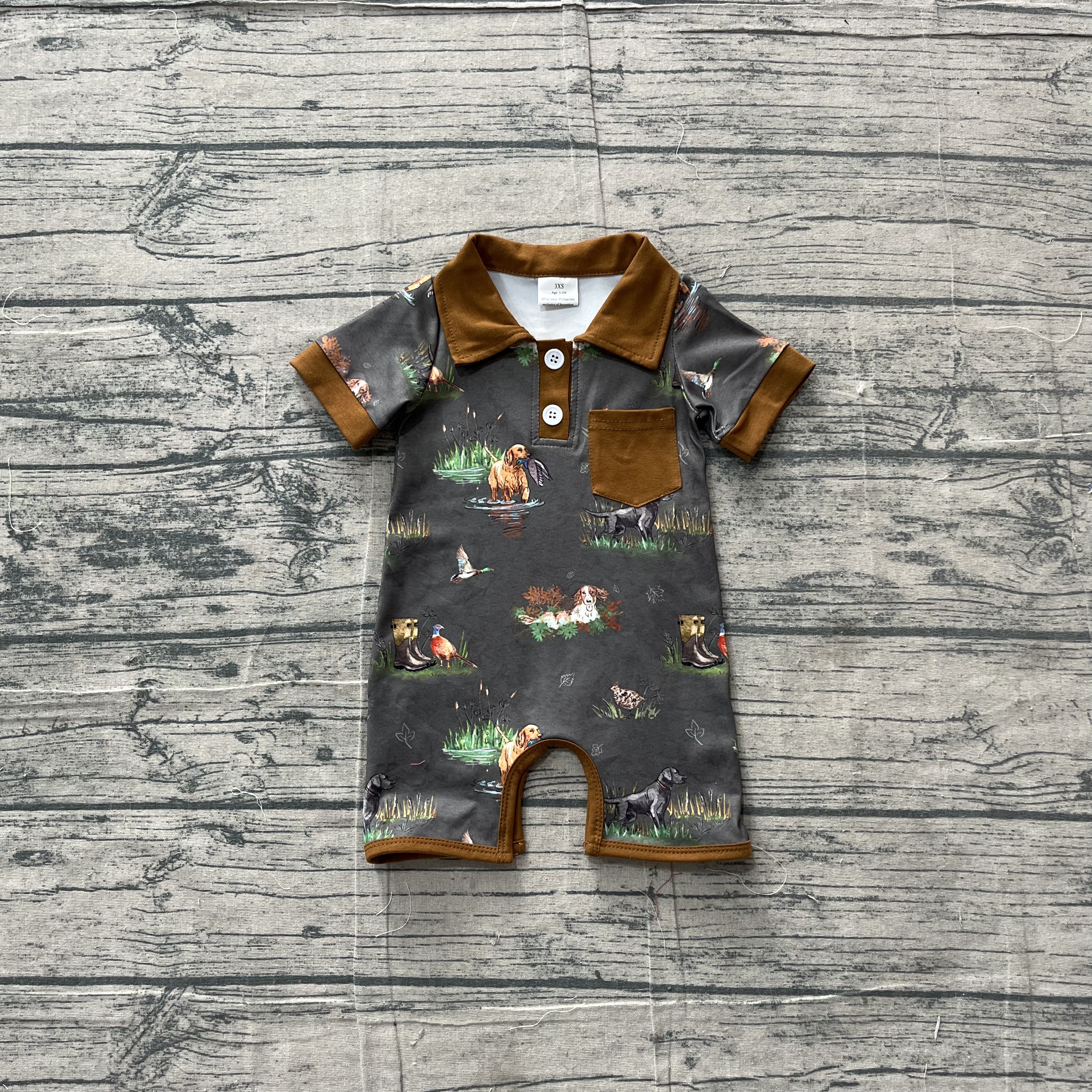 SR4162 pre-order baby clothes found print toddler boy summer romper-real pic 2026.5.4 