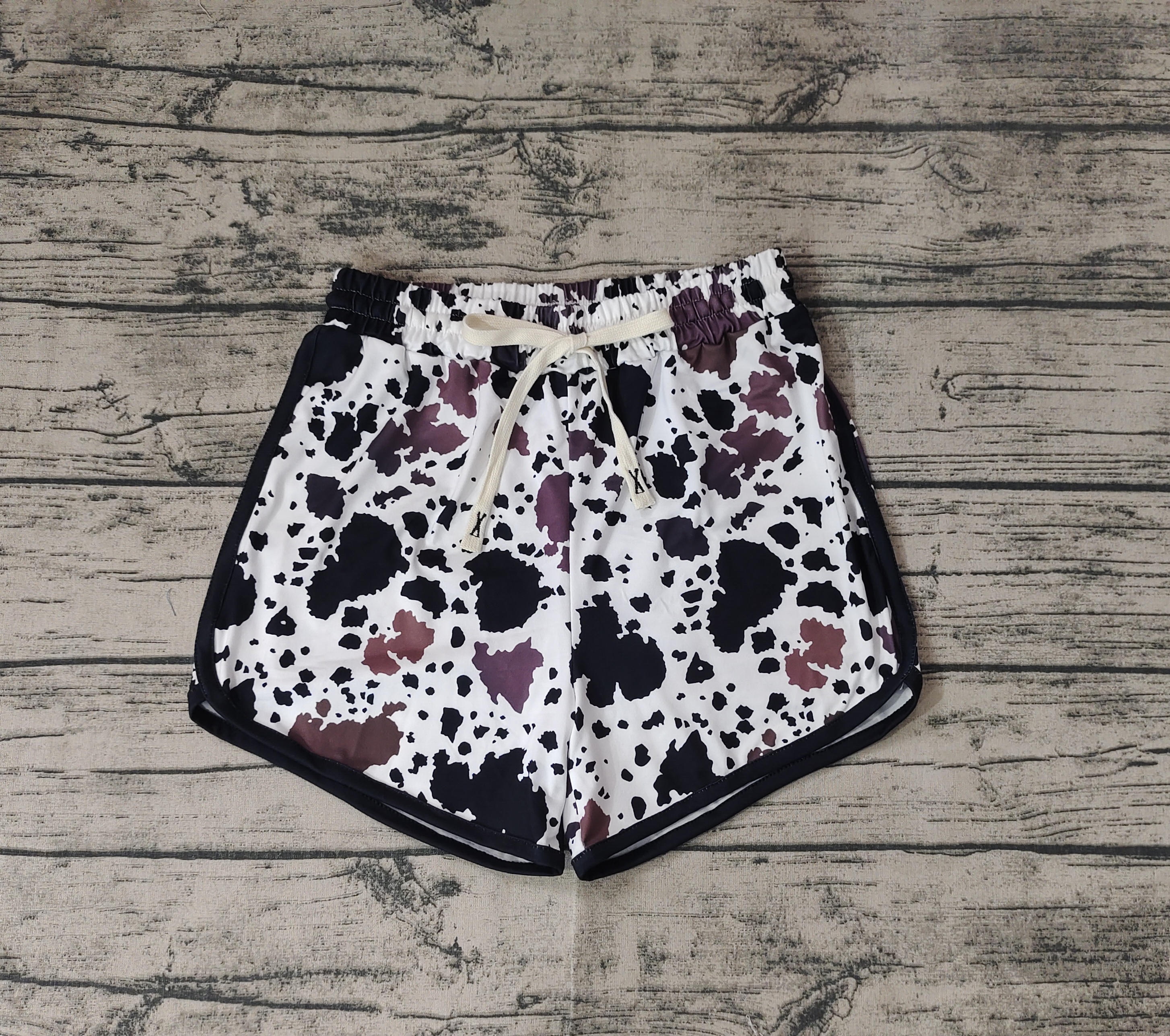 SS0221 RTS adult clothes cow pattern adult mower summer shorts