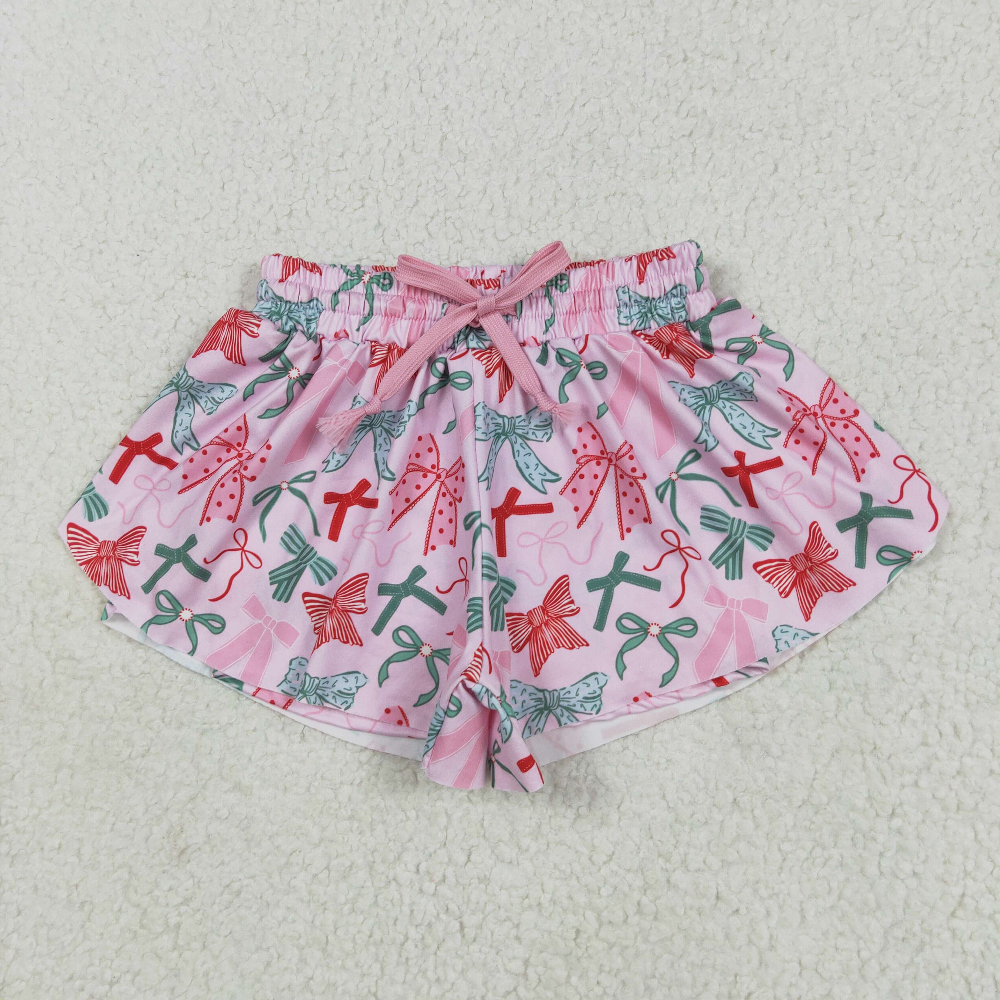 SS0578 RTS girl clothes bows girl summer shorts 
