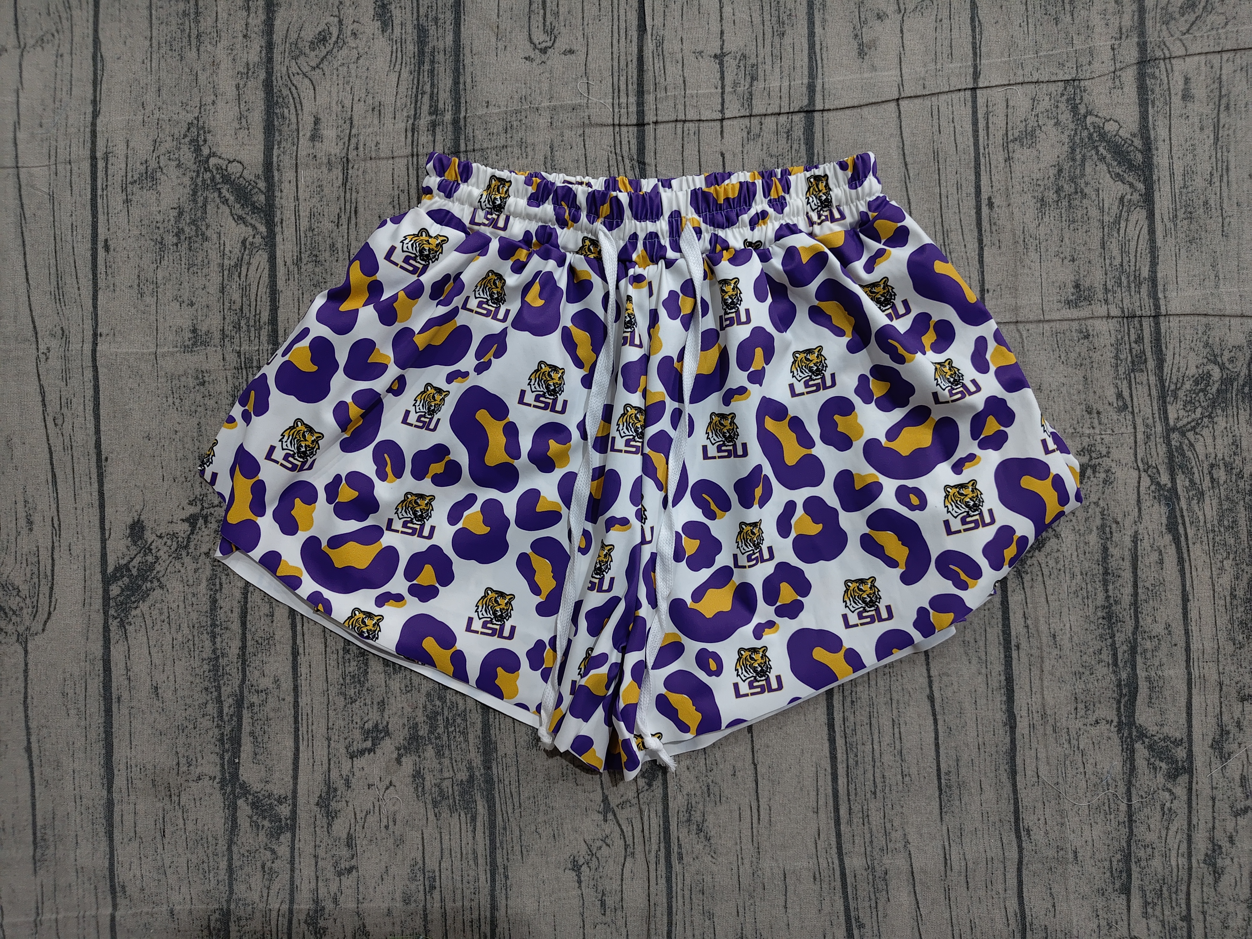 SS0811 pre-order adult clothes state camo print adult women summer yoga shorts-real pic 2026.3.26 