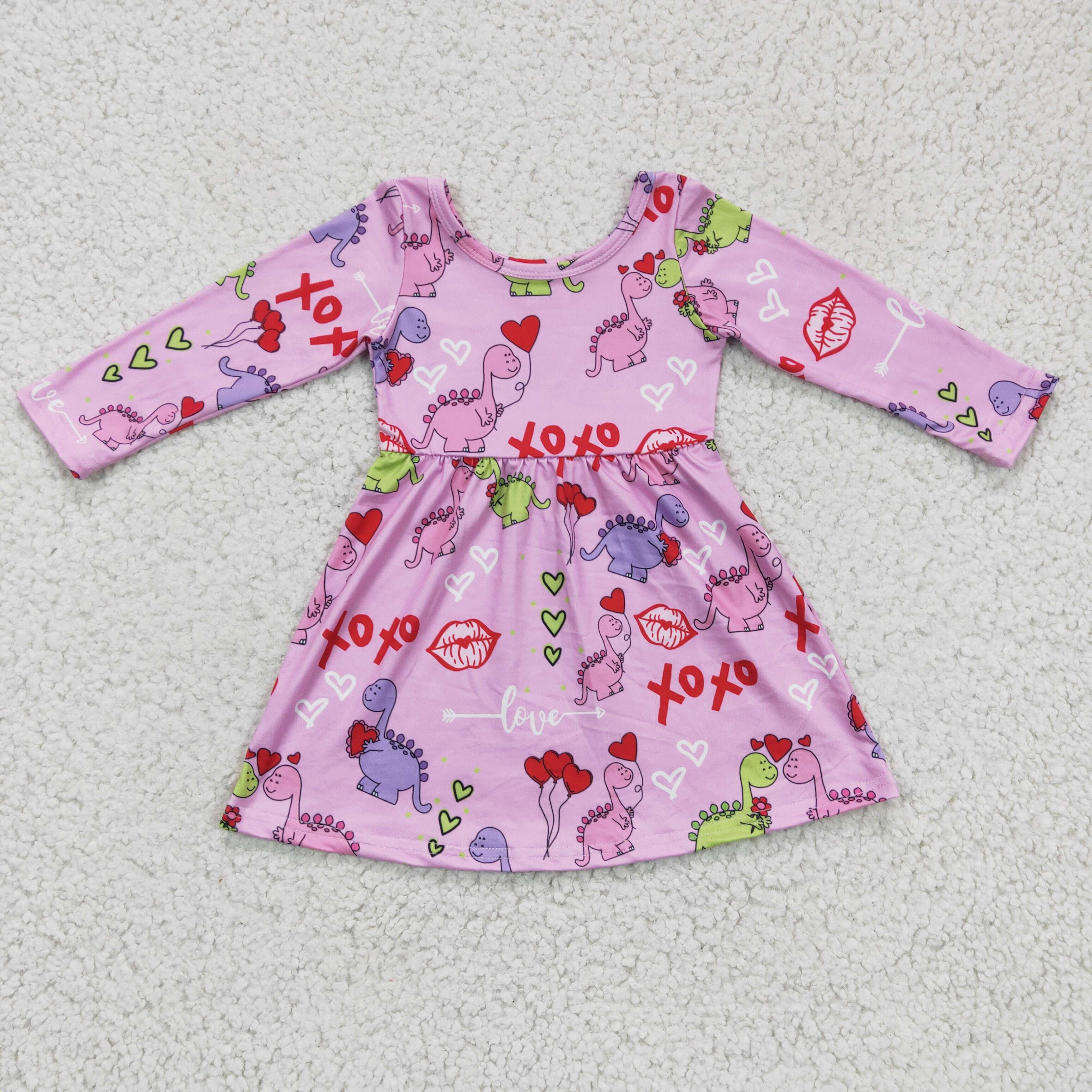 GLD0169 baby girl clothes valentines day girl dress-promotion 2024.12.28 $5.5