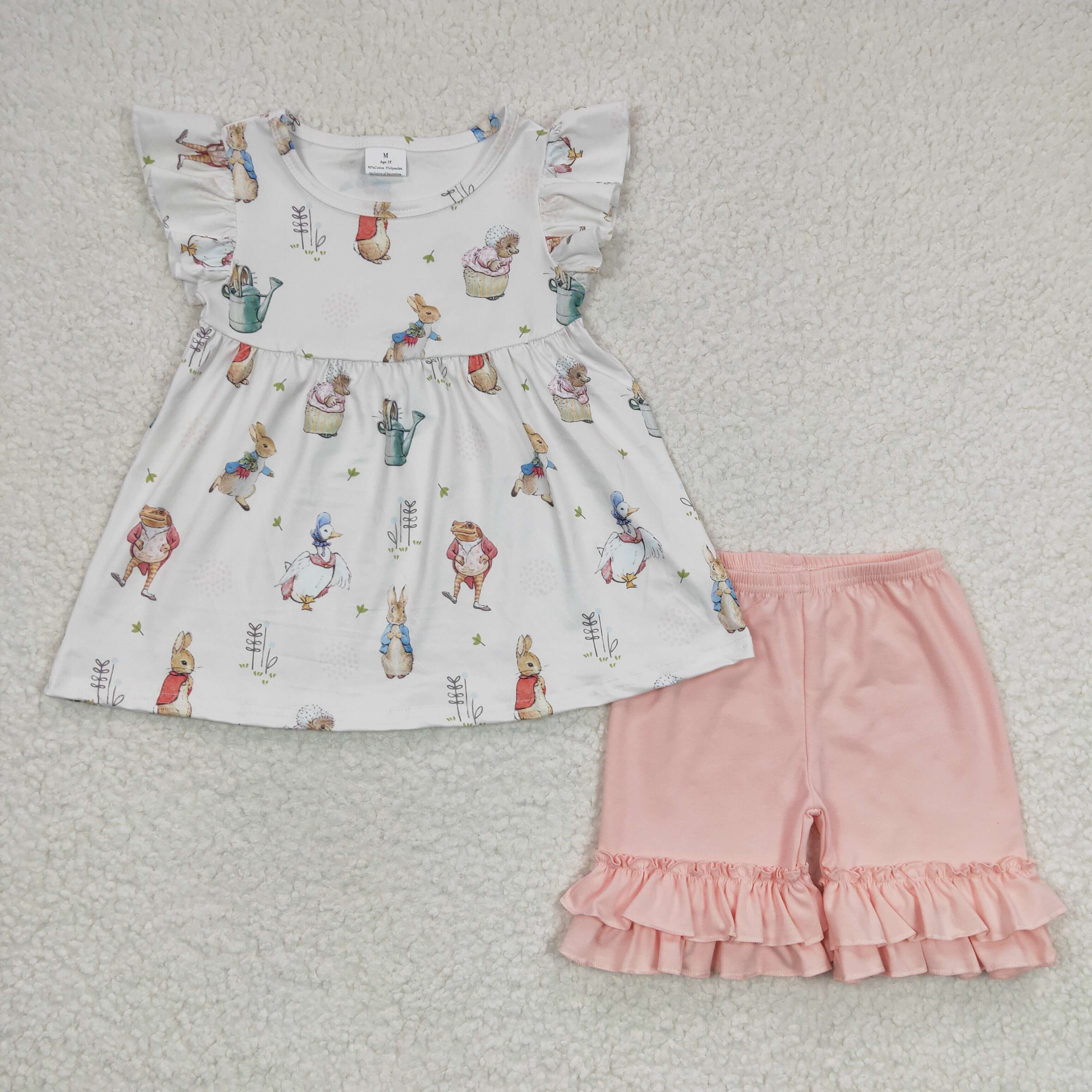 GSSO0154 baby girl clothes bunny summer outfits-promotion $5.5 2026.3.7
