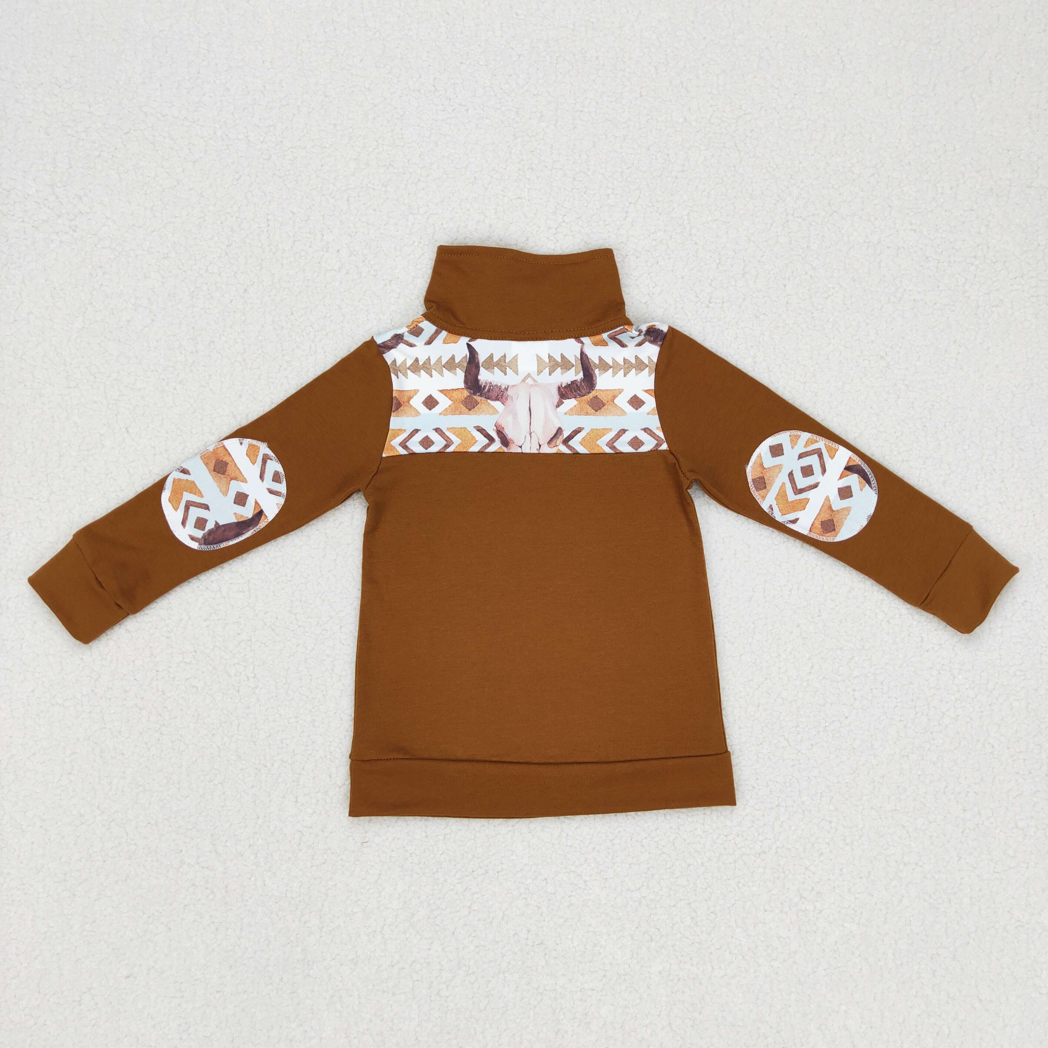 BT0348 toddler boy clothes boy cow winter top boy western shirt-promotion 2025.1.18 $5.5