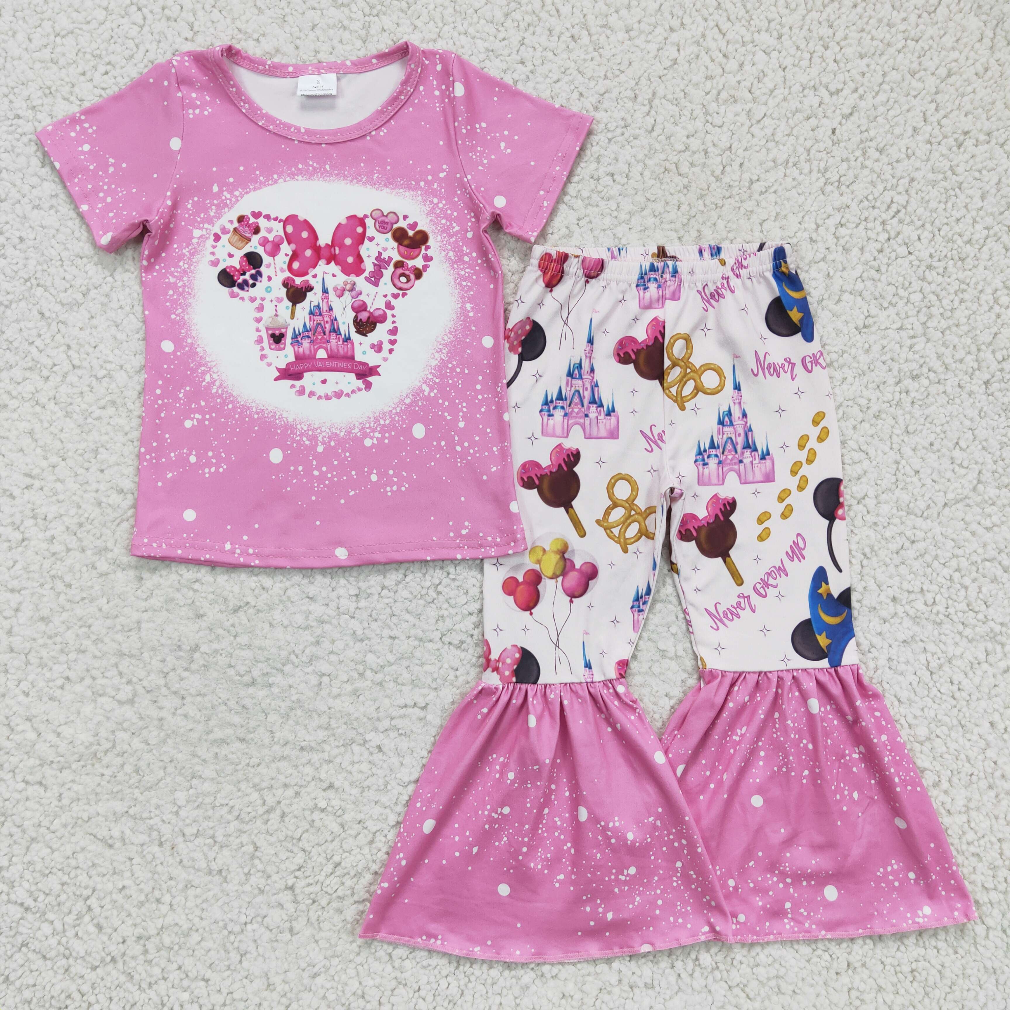 GSPO0251 baby girl clothes cartoon pink spring fall outfits-promotion 2025.4.19 $5.5