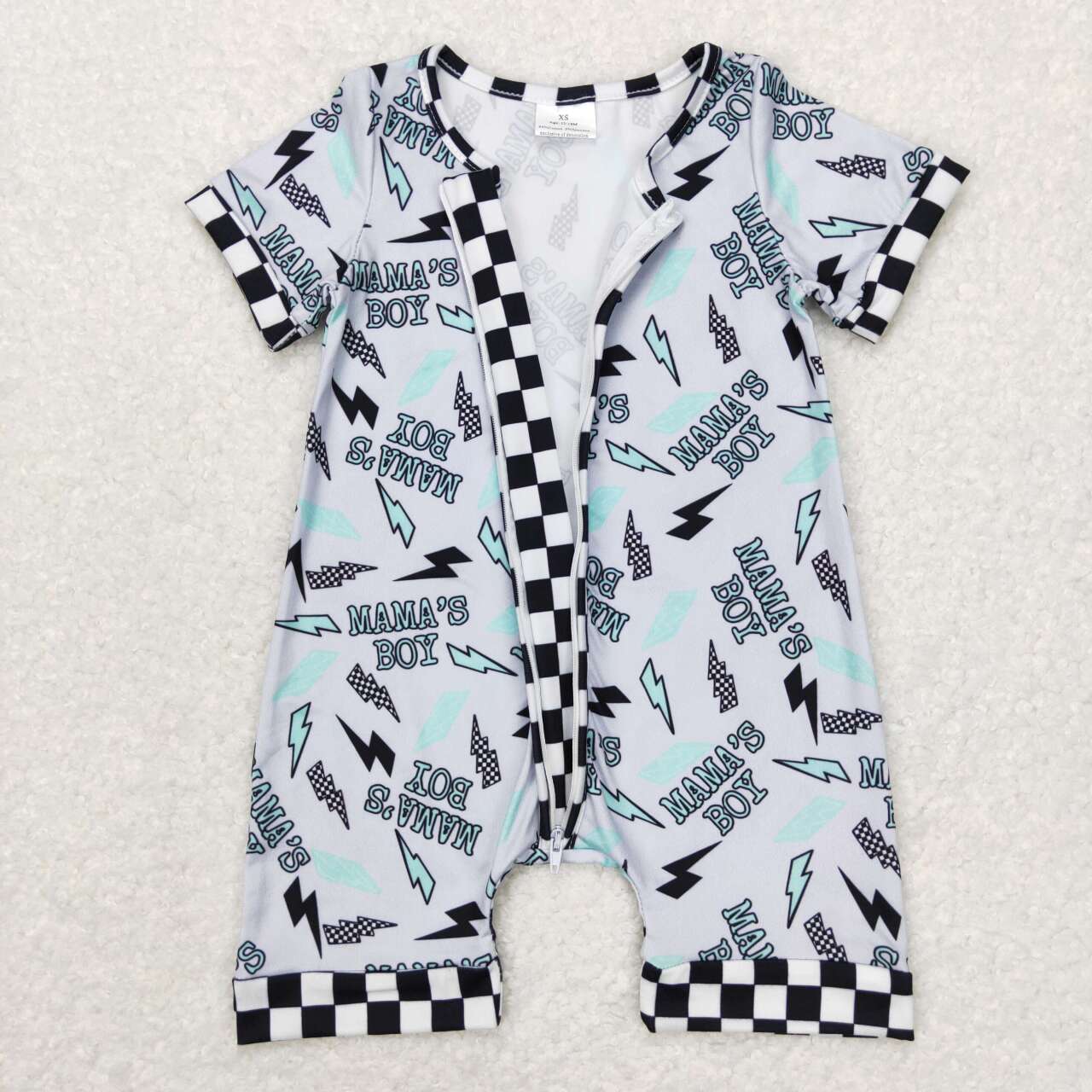 SR0563 baby boy clothes mama's boy mother's day clothes boy summer romper