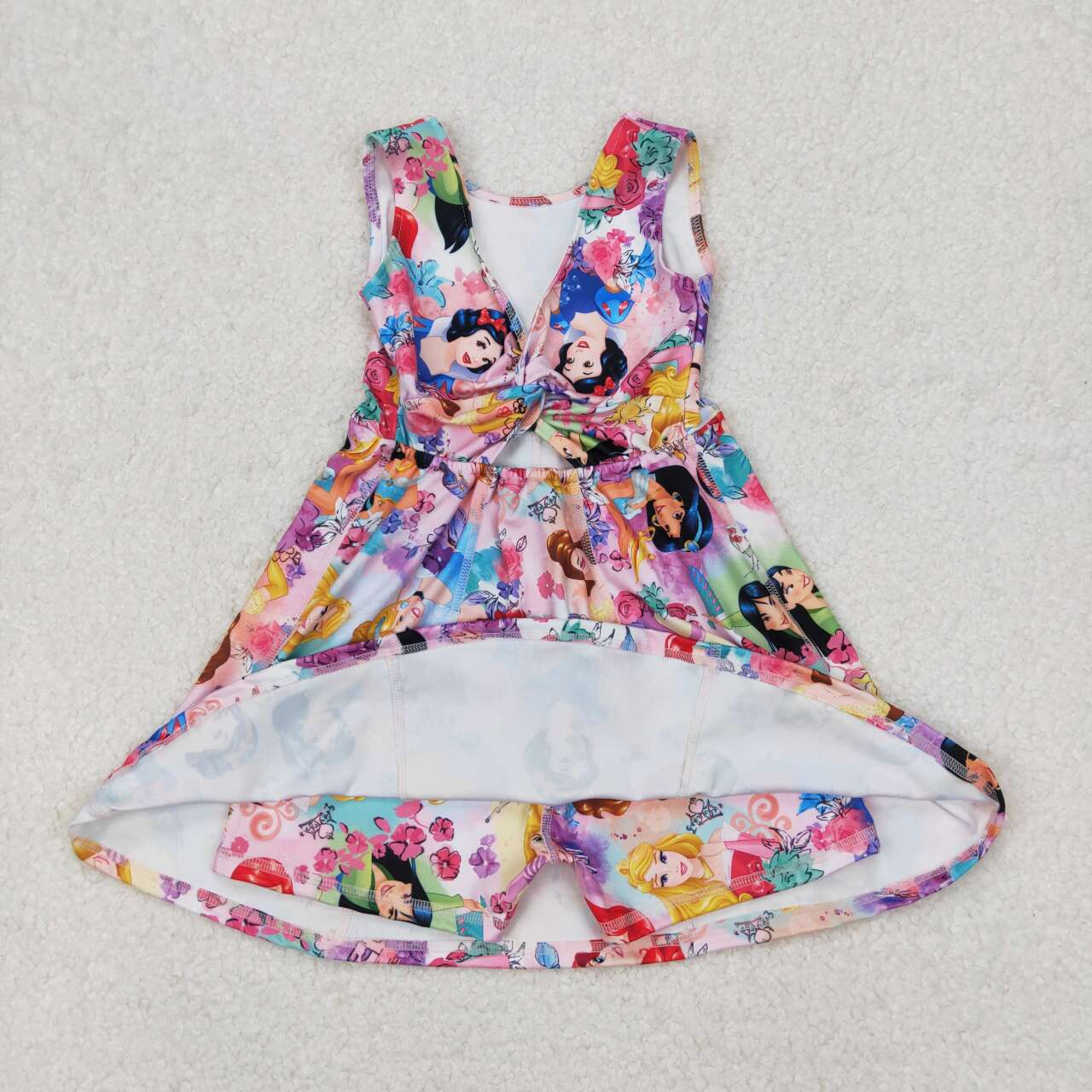 GSD2136 RTS Girl clothes princess girl summer dress yoga clothes quick dry sports dress