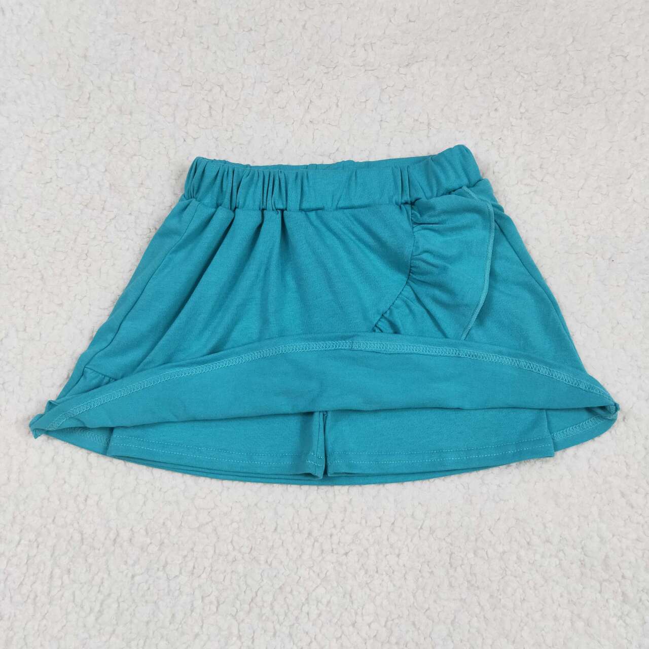 GLK0060 RTS girls clothes cotton Summer Bottom blue girl shorts skirt 