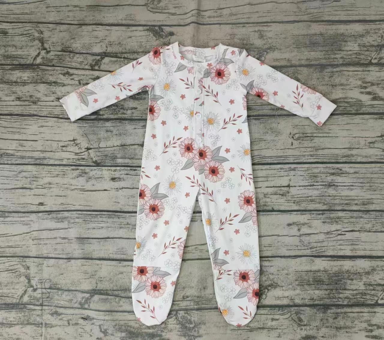 LR0113 baby girl clothes floral winter romper-promotion 2024.11.23 $5.5