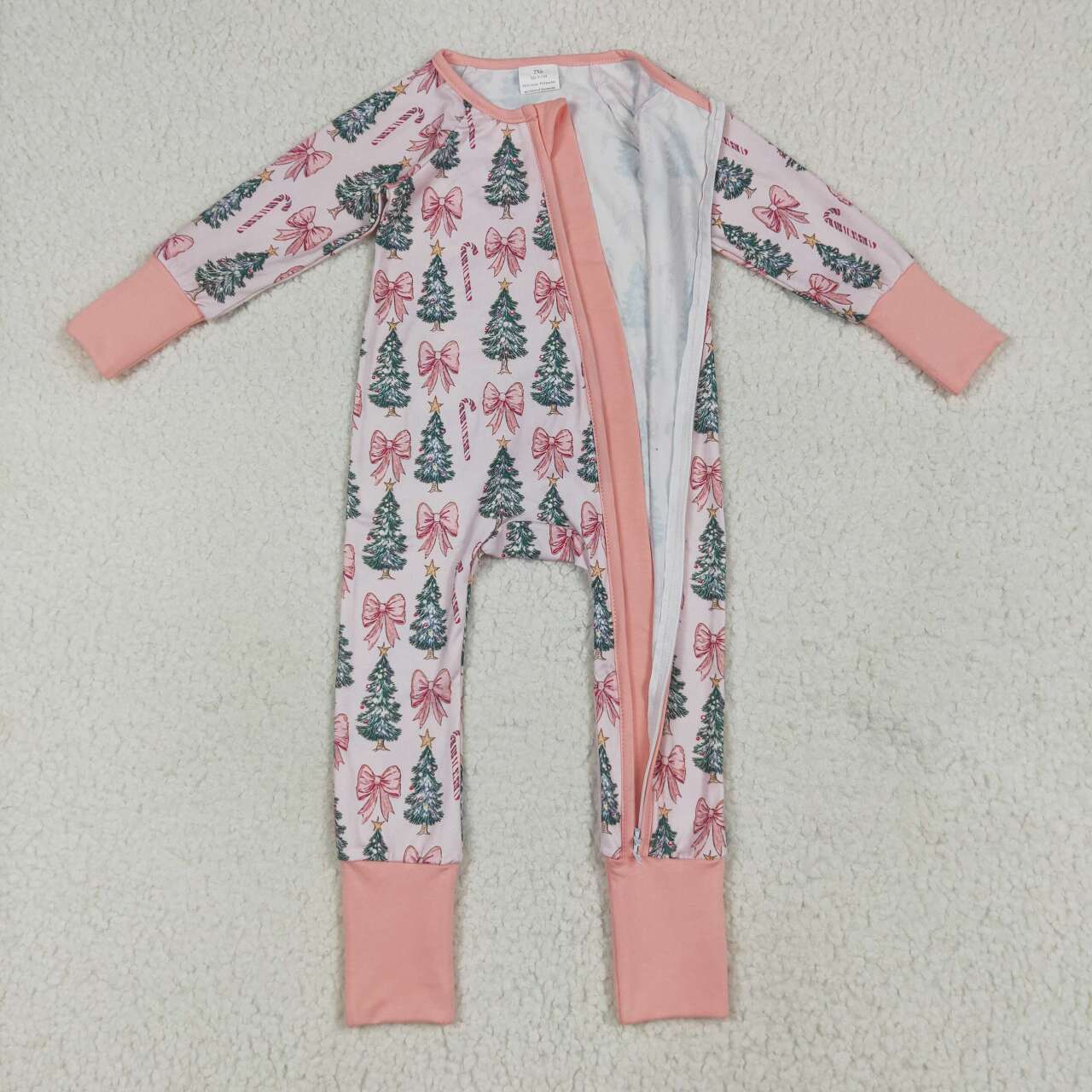LR2283 RTS girl clothes tree toddler girl christmas winter romper 